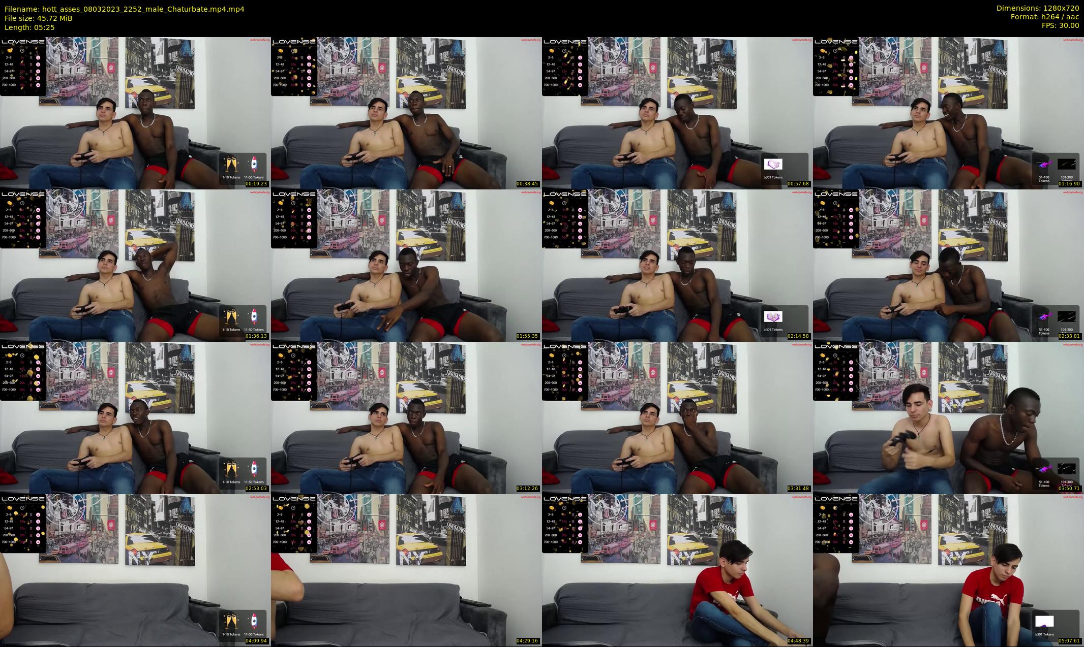 hott_asses — 6 minute Chaturbate male cam show recording, 720p, Mar 8, 2023