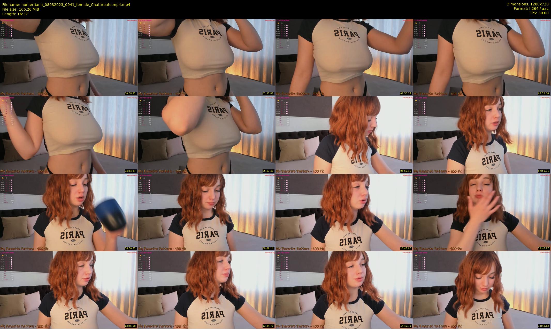 huntertiana — 17 minute Chaturbate female cam show recording, 720p, Mar 8, 2023