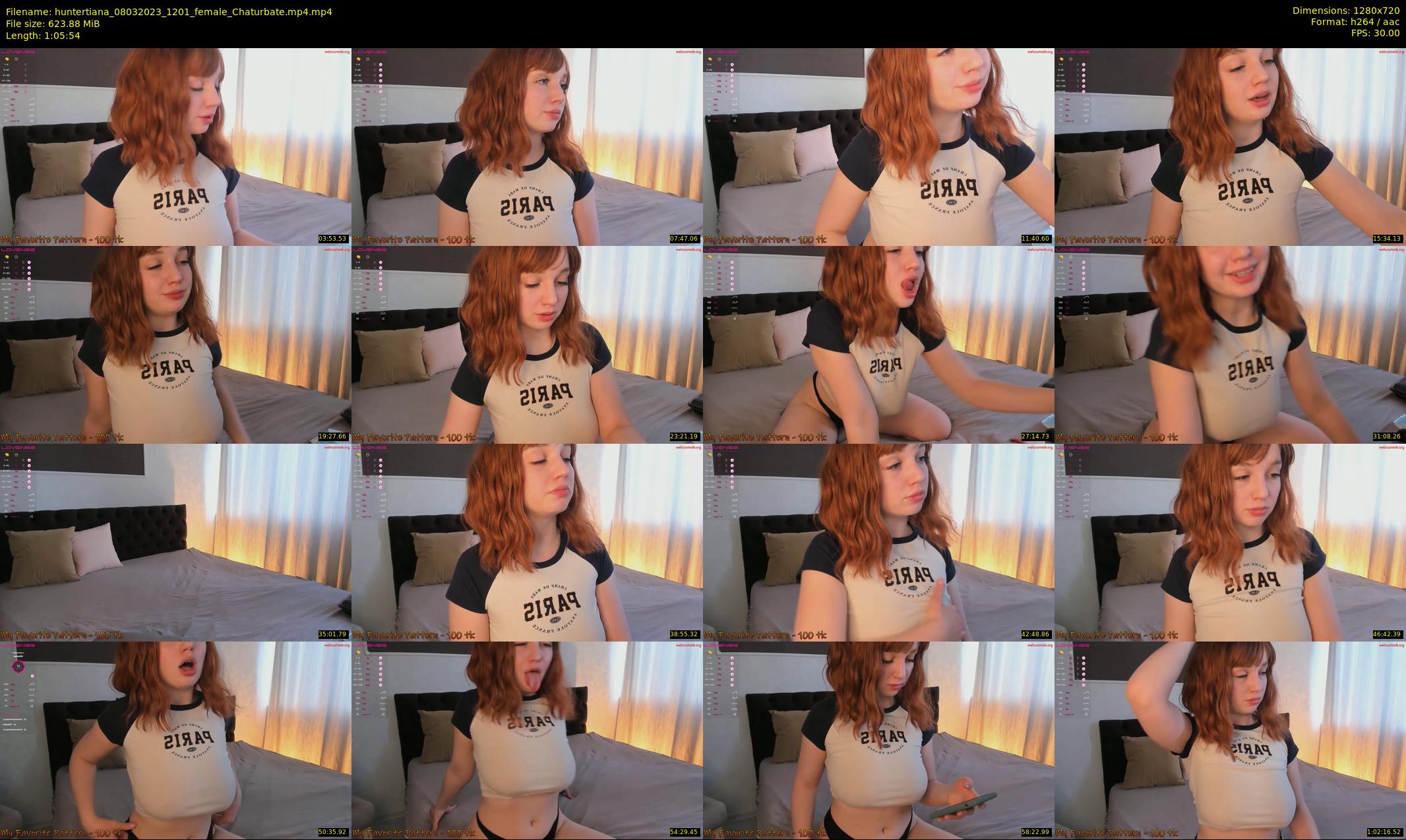 huntertiana — 66 minute Chaturbate female cam show recording, 720p, Mar 8, 2023