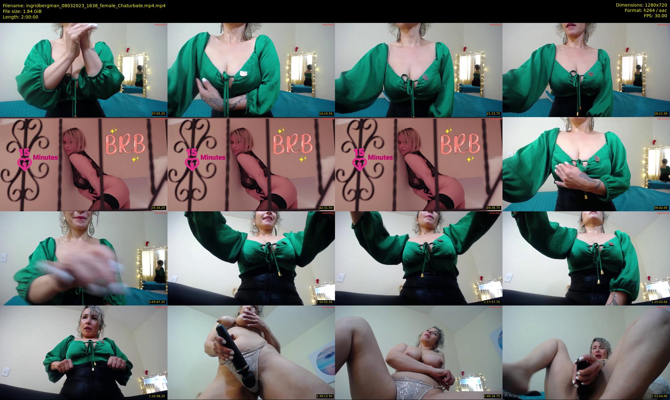 ingridbergman — 120 minute Chaturbate female cam show recording, 720p, Mar 8, 2023