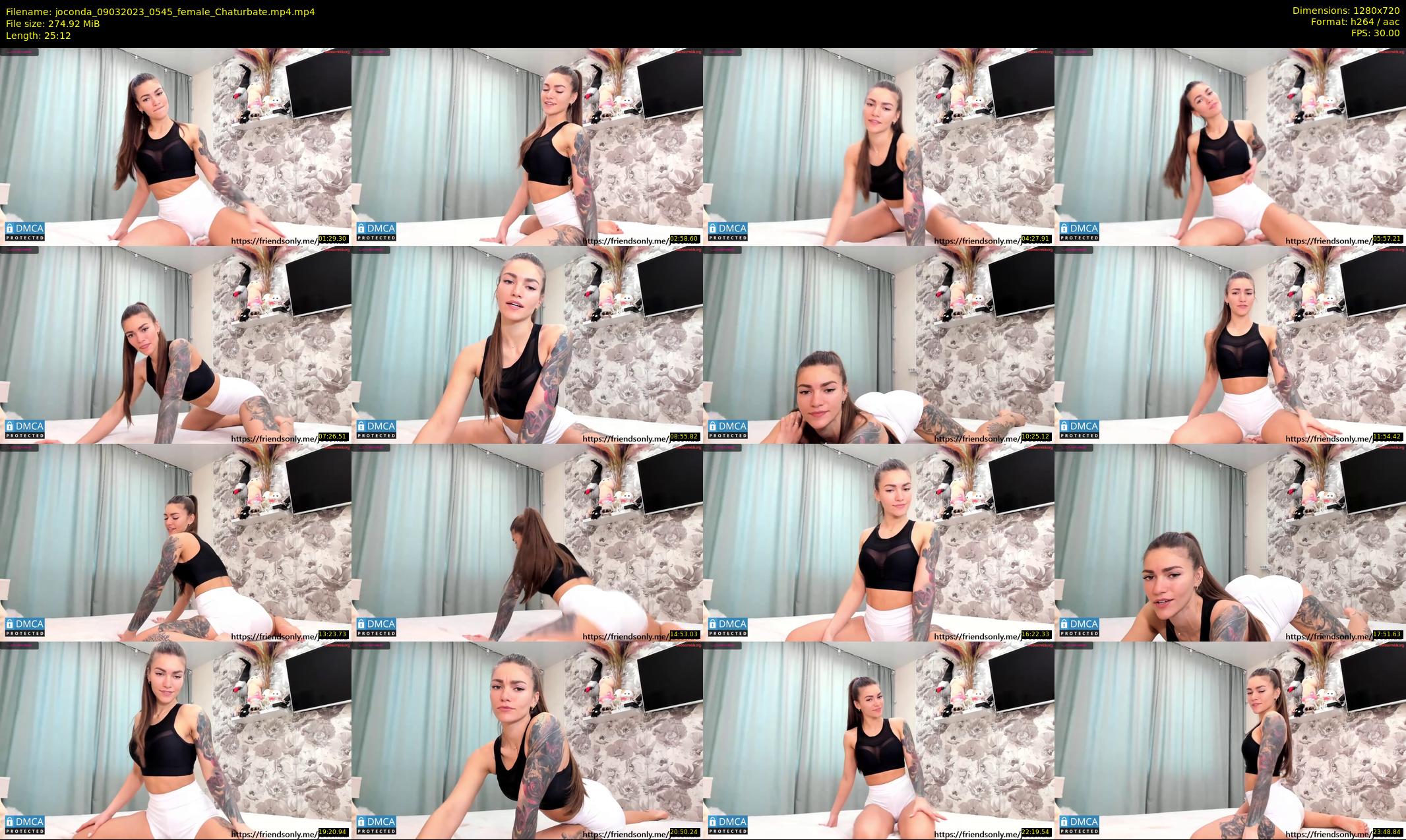 joconda — 26 minute Chaturbate female cam show recording, 720p, Mar 9, 2023