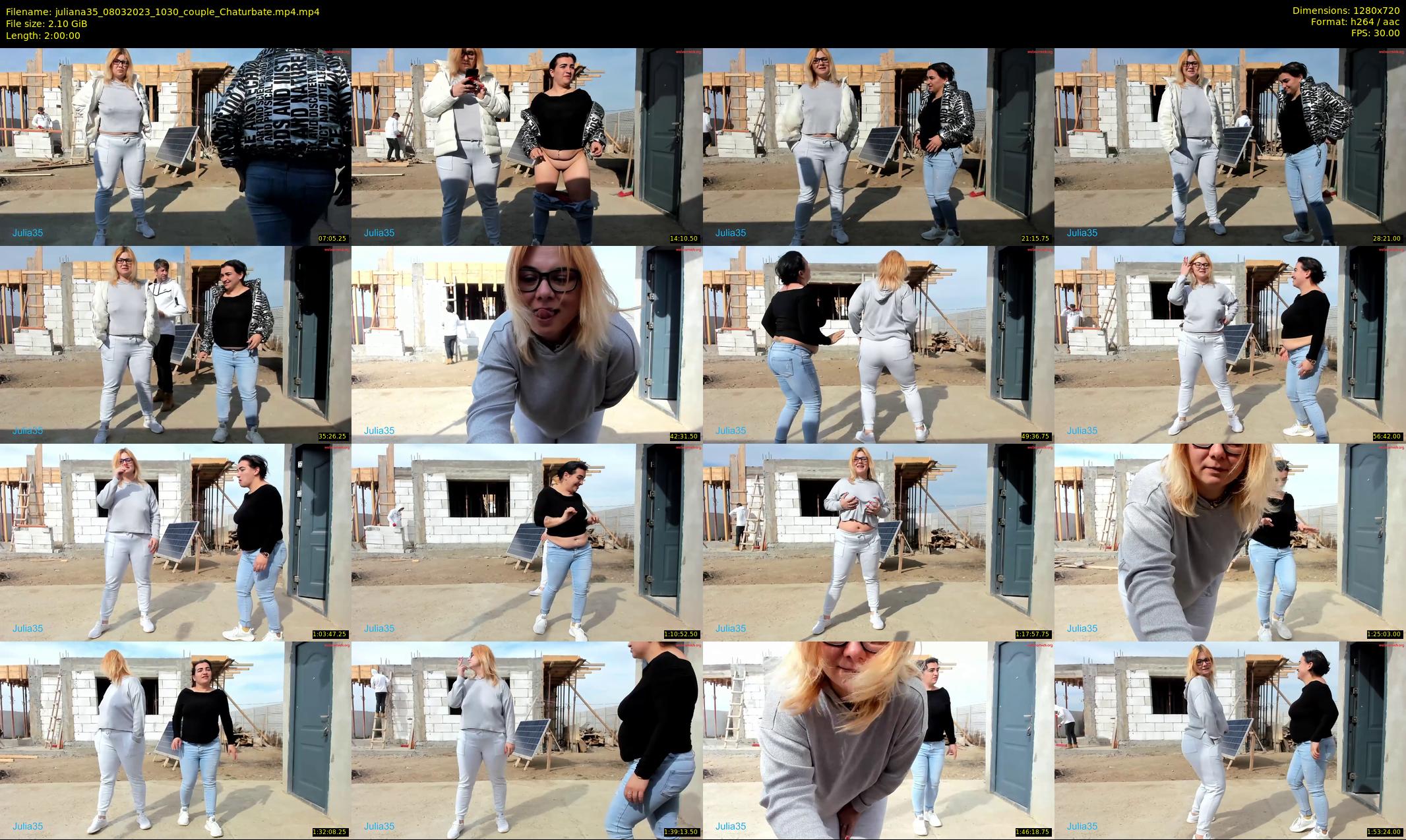 juliana35 — 120 minute Chaturbate couple cam show recording, 720p, Mar 8, 2023
