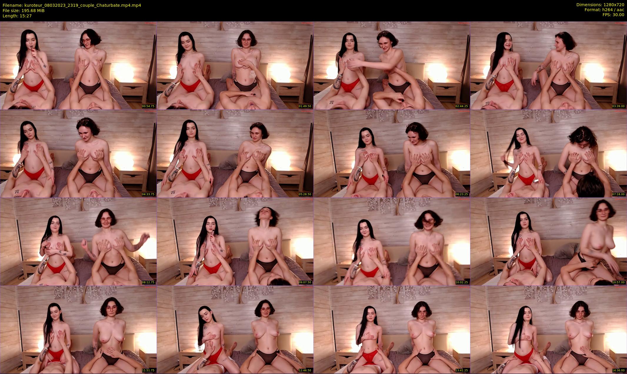 kuroteur — 16 minute Chaturbate couple cam show recording, 720p, Mar 8, 2023