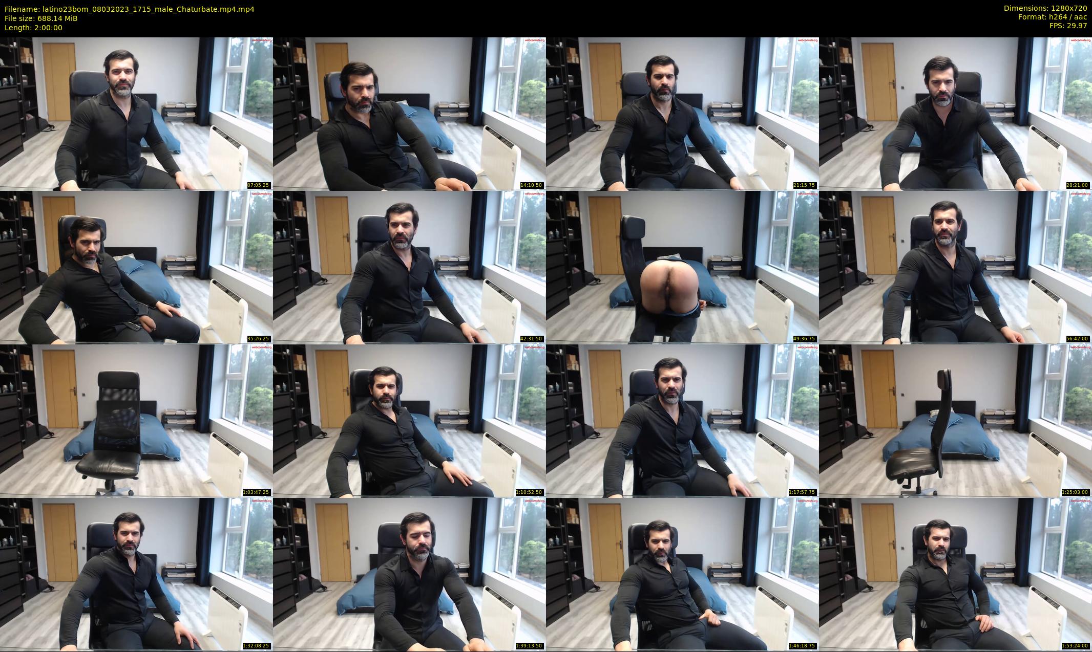 latino23bom — 120 minute Chaturbate male cam show recording, 720p, Mar 8, 2023