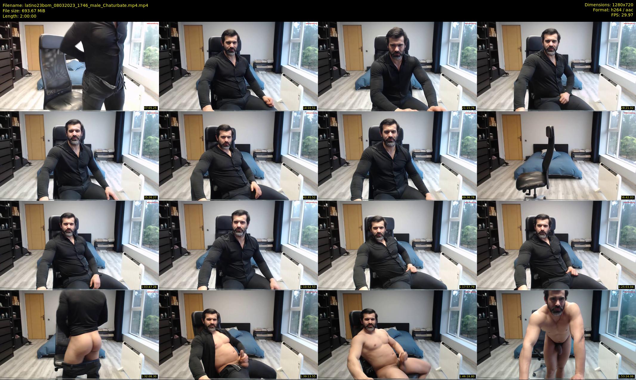 latino23bom — 120 minute Chaturbate male cam show recording, 720p, Mar 8, 2023