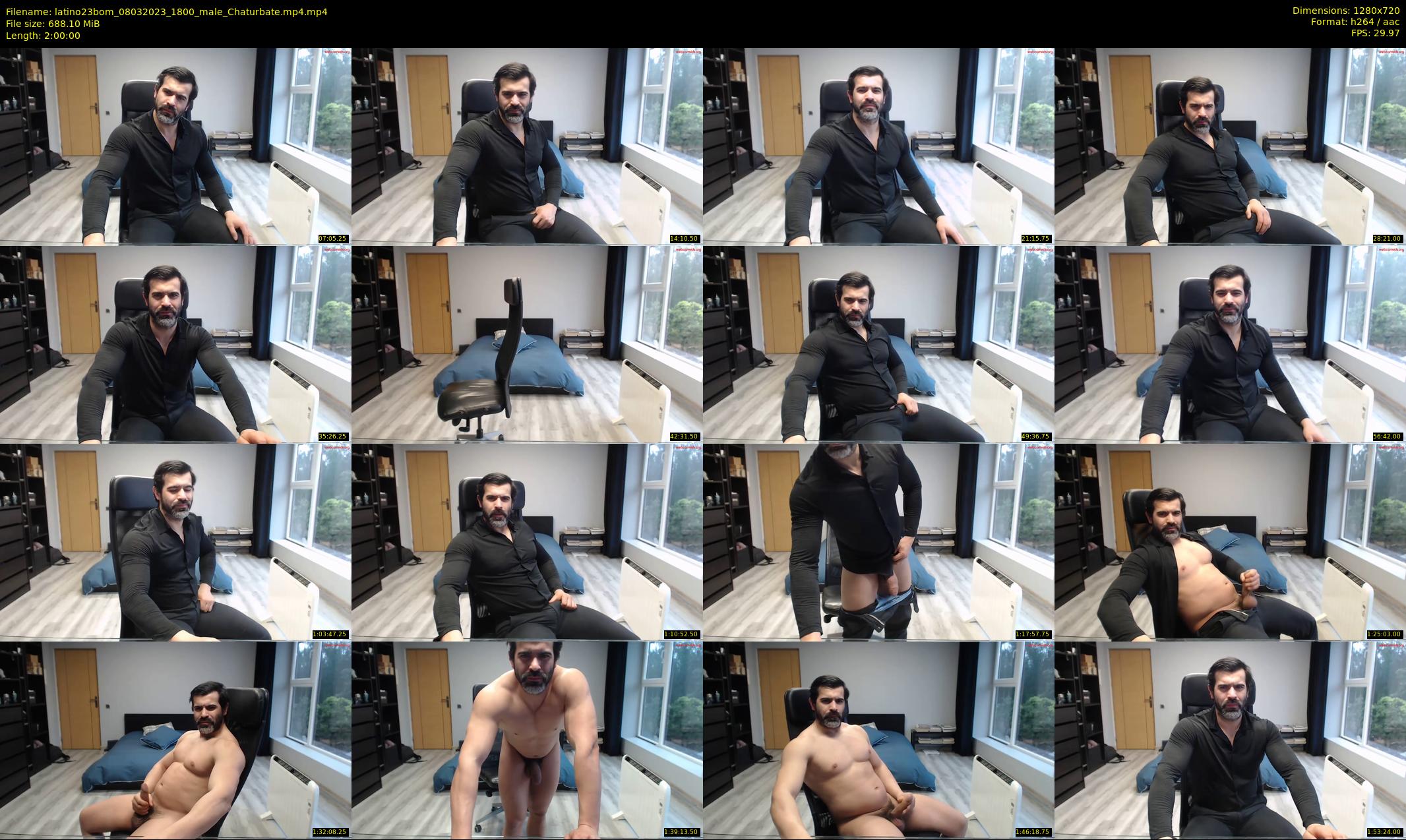 latino23bom — 120 minute Chaturbate male cam show recording, 720p, Mar 8, 2023