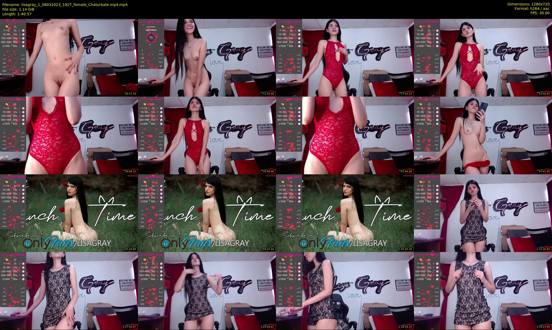 lisagray_1 — 101 minute Chaturbate female cam show recording, 720p, Mar 8, 2023