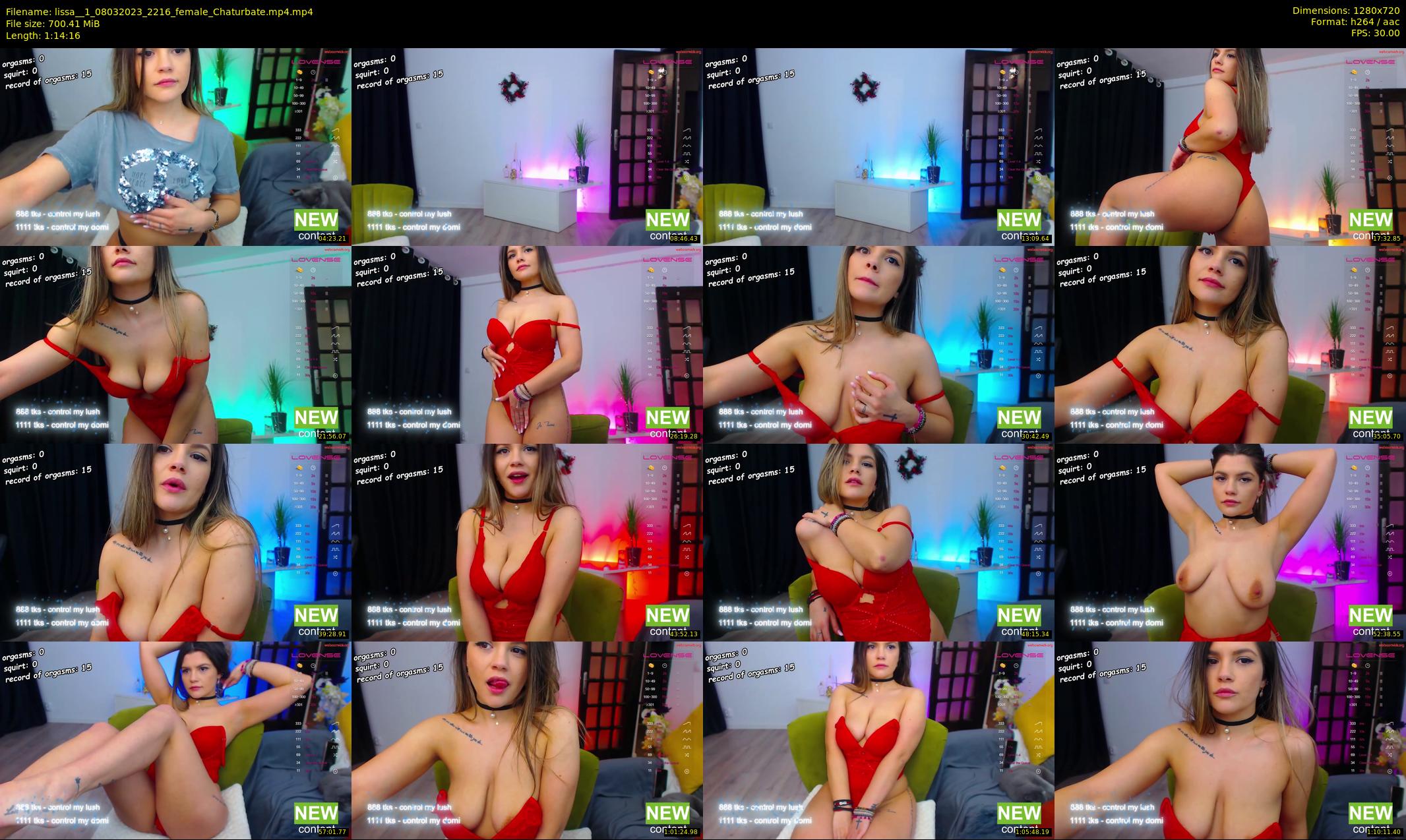 lissa__1 — 75 minute Chaturbate female cam show recording, 720p, Mar 8, 2023