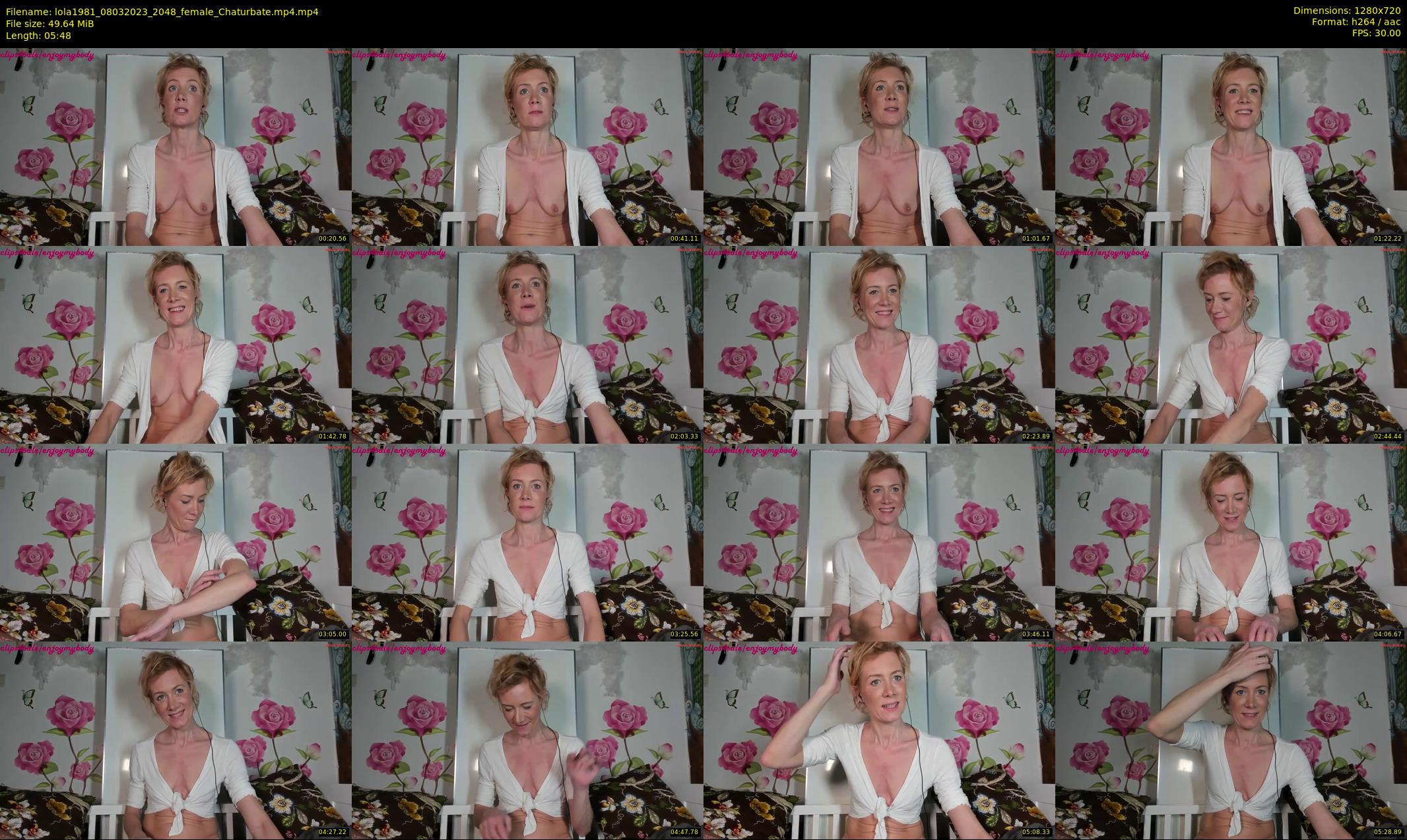 lola1981 — 6 minute Chaturbate female cam show recording, 720p, Mar 8, 2023