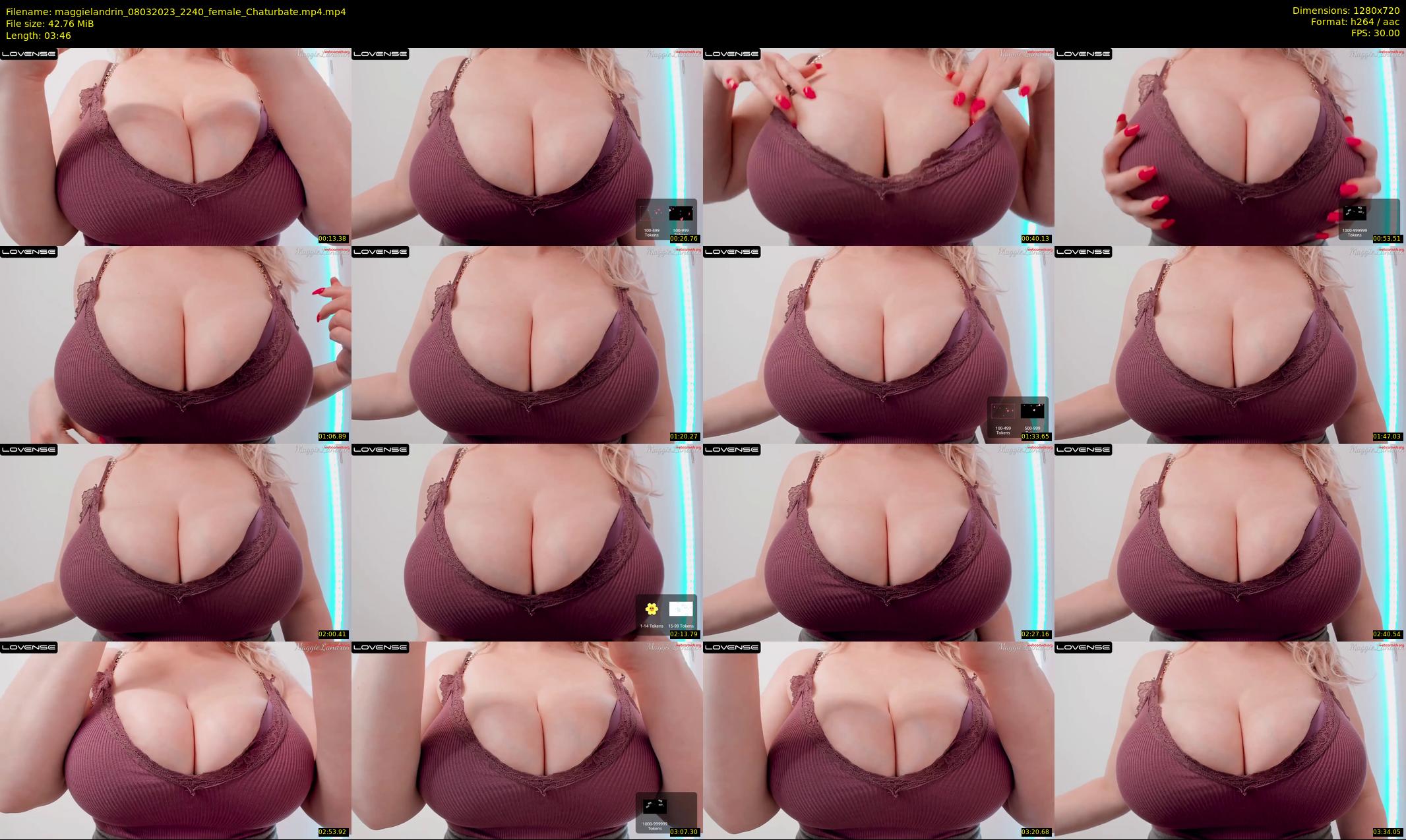 maggielandrin — 4 minute Chaturbate female cam show recording, 720p, Mar 8, 2023