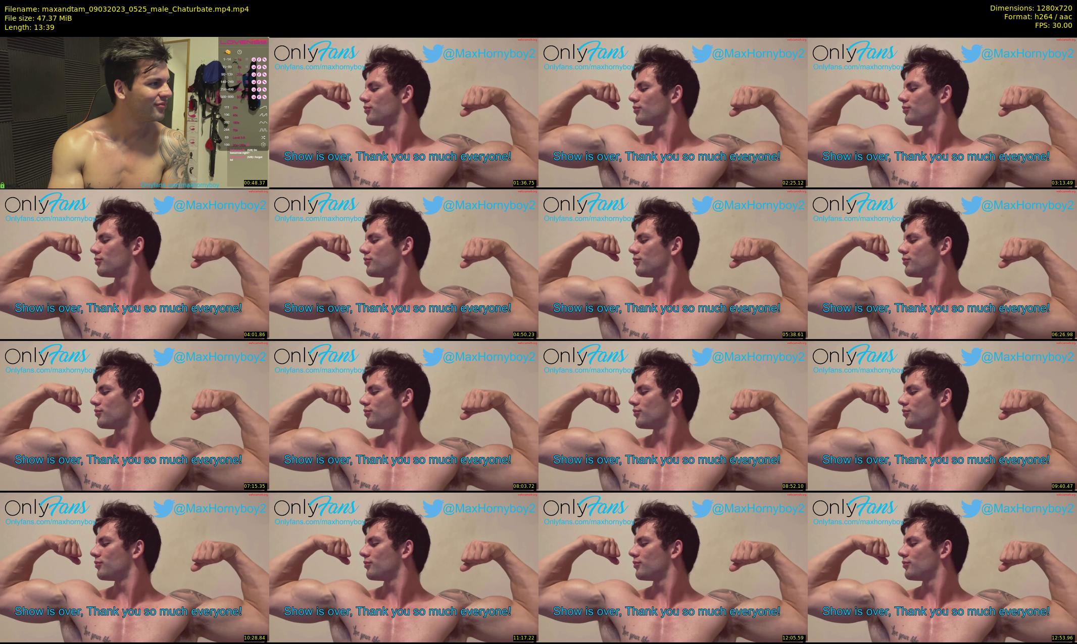 maxandtam — 14 minute Chaturbate couple cam show recording, 720p, Mar 9, 2023