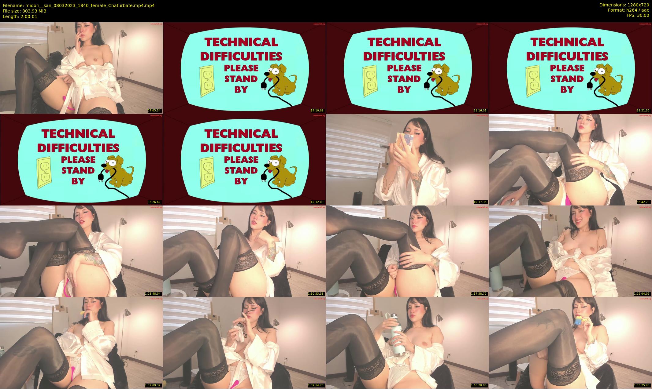 midori__san — 121 minute Chaturbate female cam show recording, 720p, Mar 8, 2023