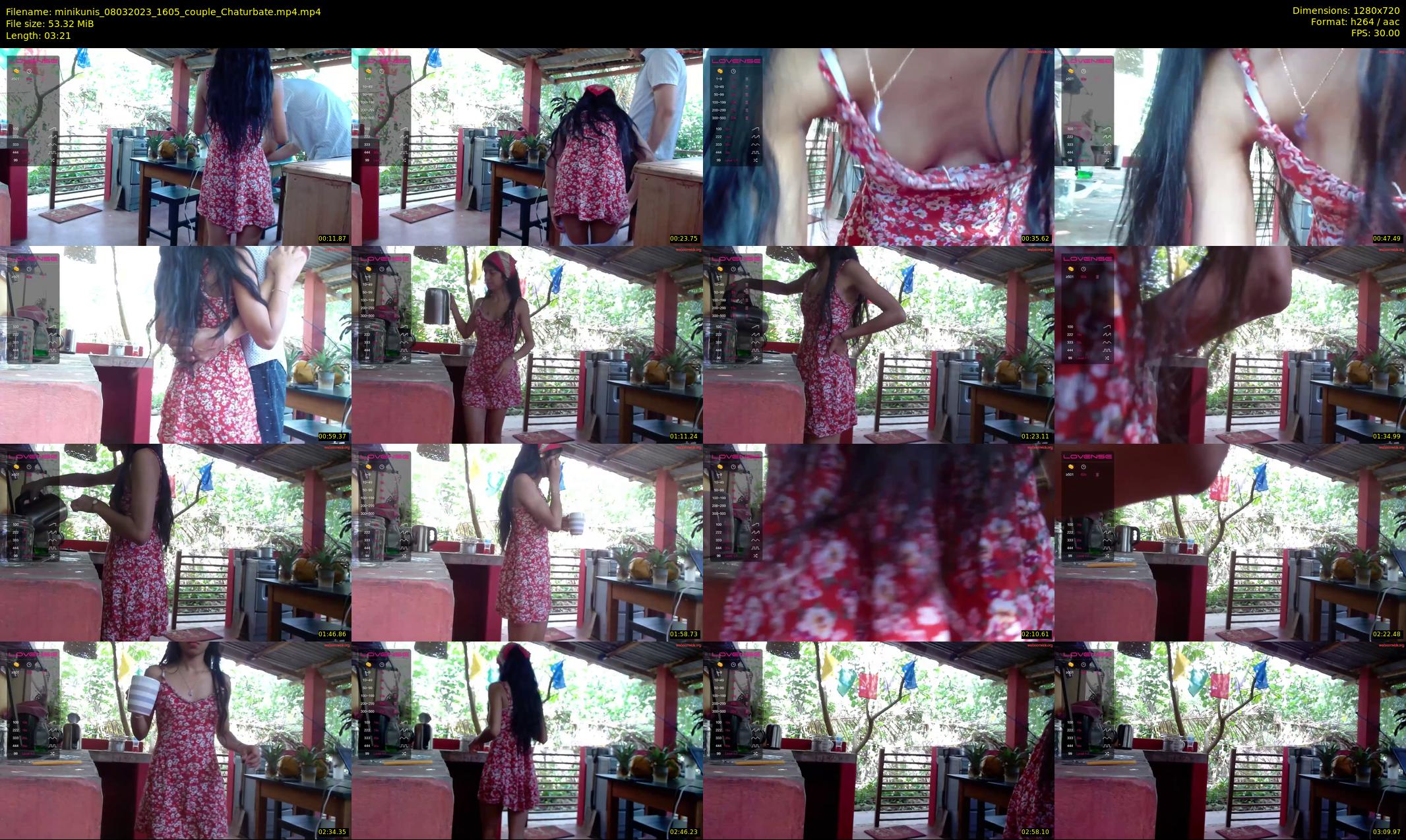 minikunis — 4 minute Chaturbate couple cam show recording, 720p, Mar 8, 2023