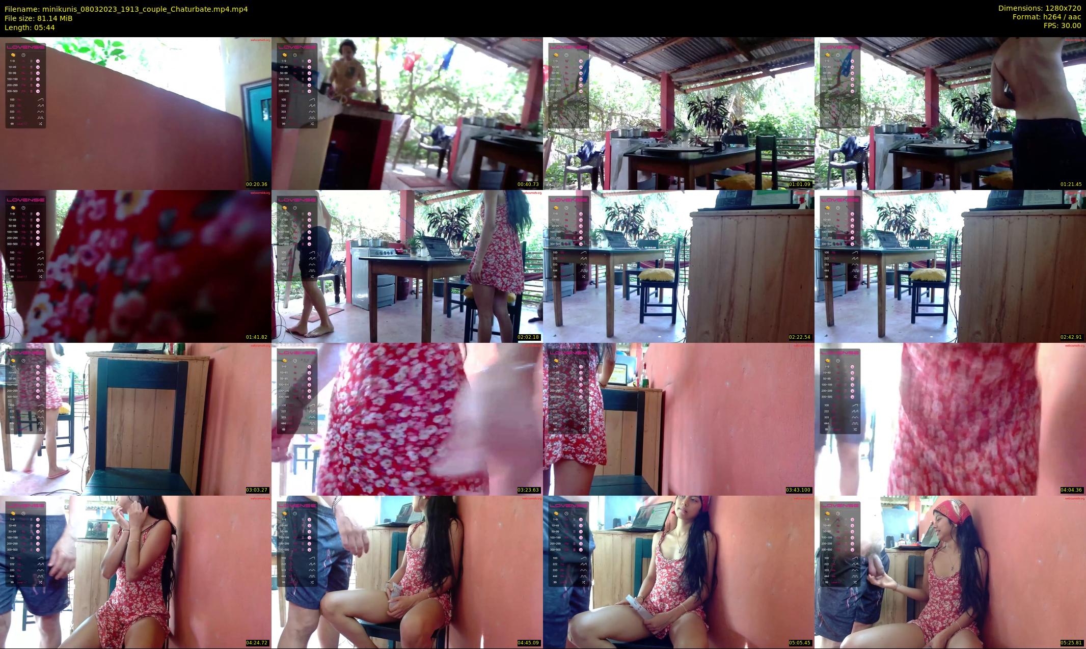 minikunis — 6 minute Chaturbate couple cam show recording, 720p, Mar 8, 2023