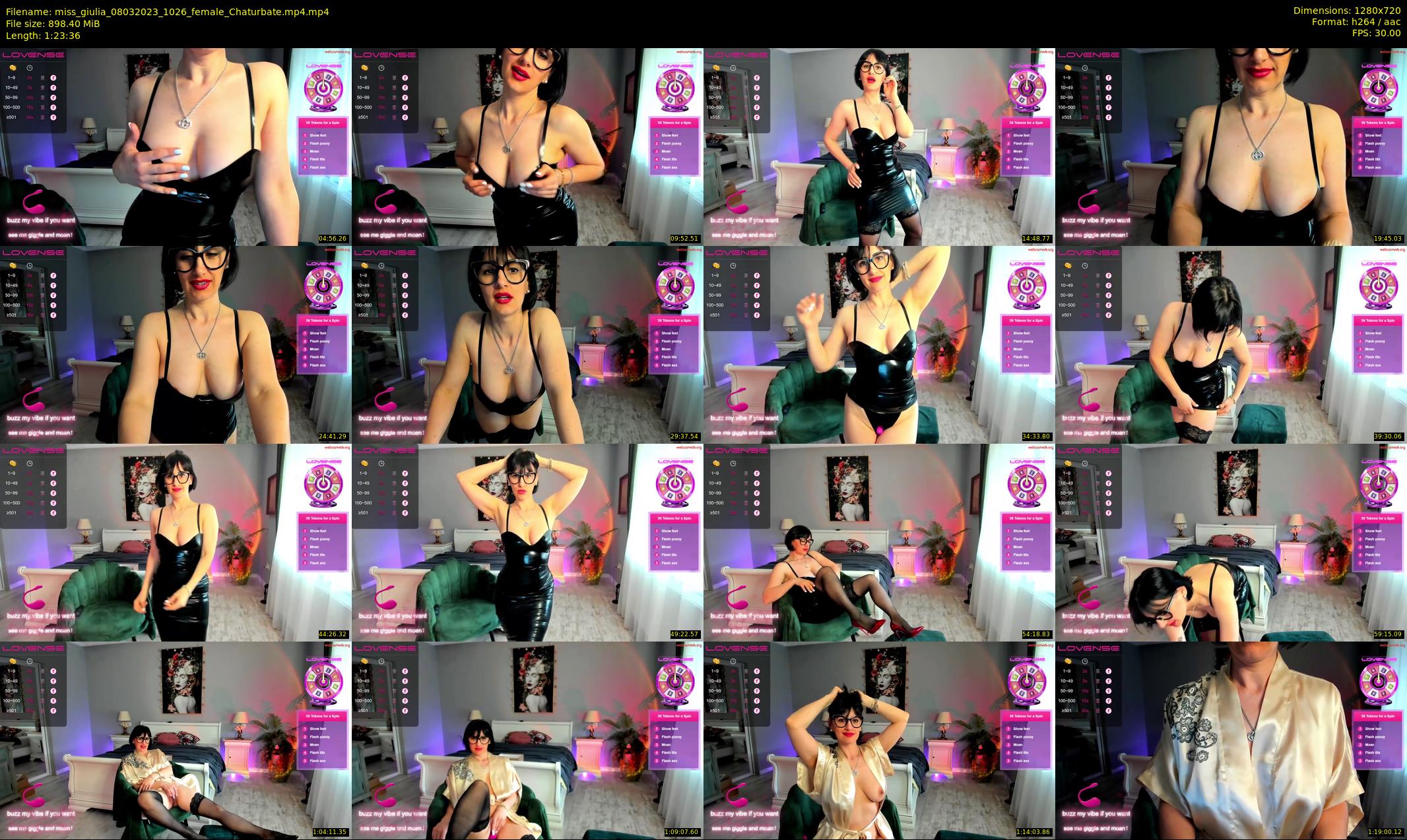 miss_giulia — 84 minute Chaturbate female cam show recording, 720p, Mar 8, 2023