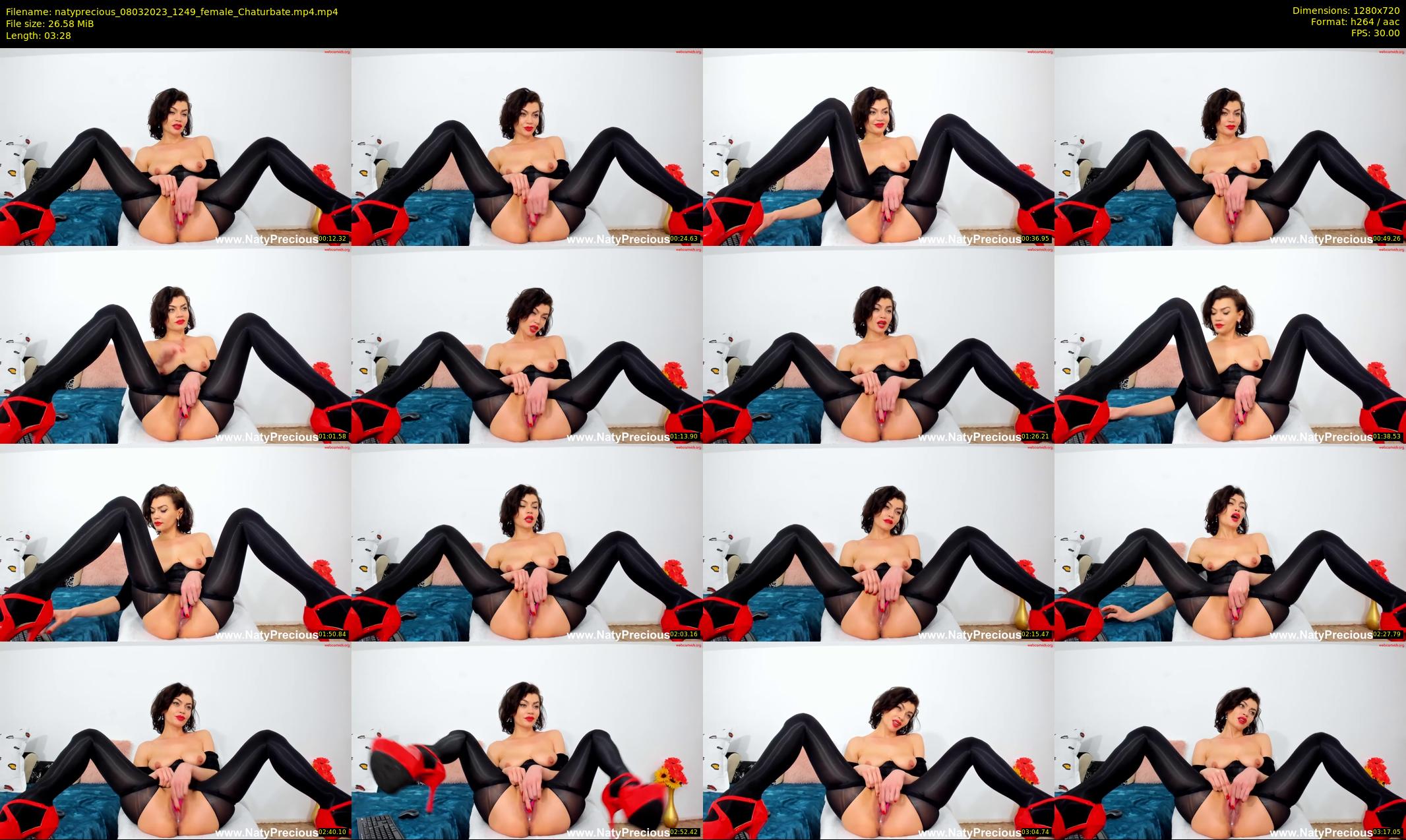 natyprecious — 4 minute Chaturbate female cam show recording, 720p, Mar 8, 2023