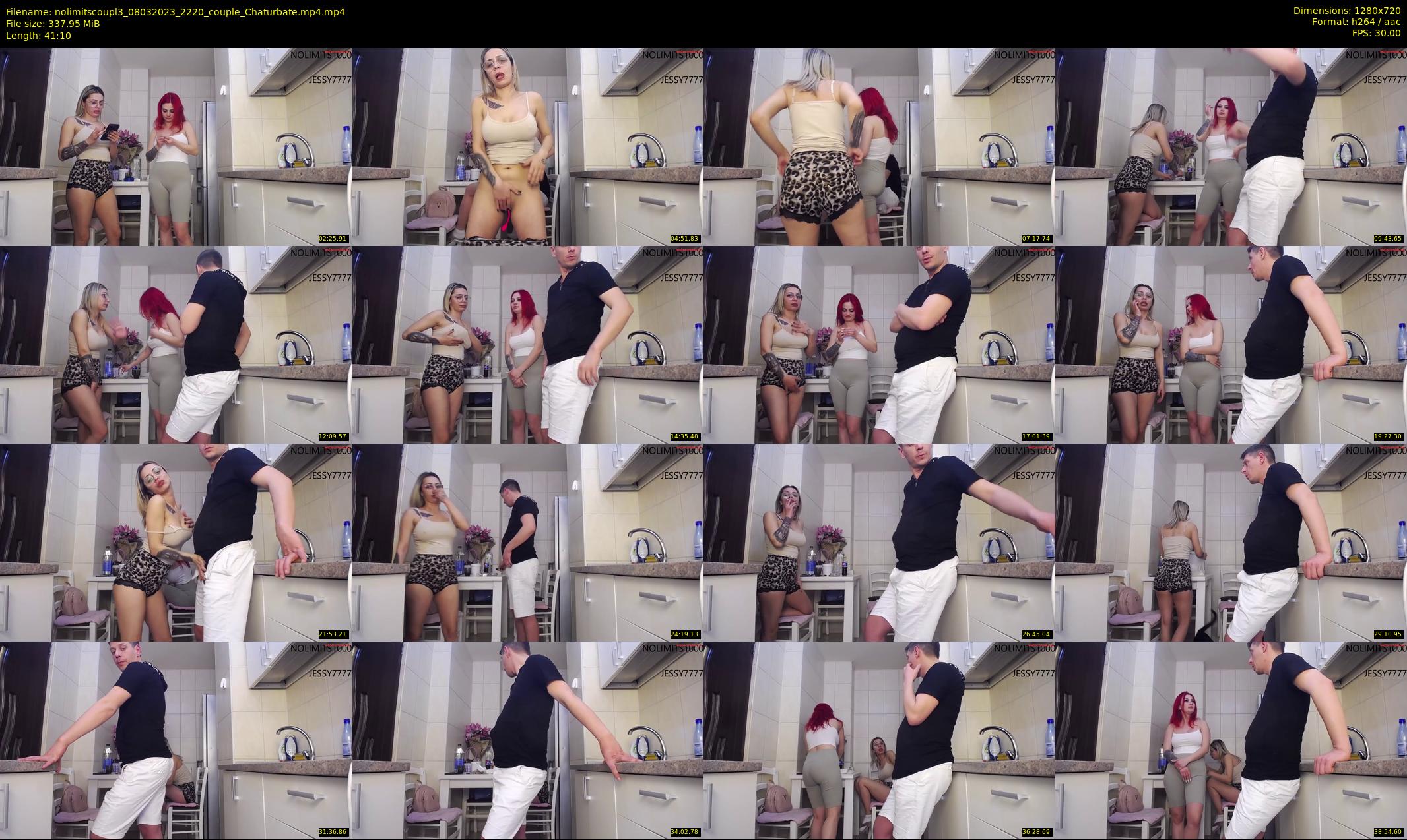 nolimitscoupl3 — 42 minute Chaturbate couple cam show recording, 720p, Mar 8, 2023