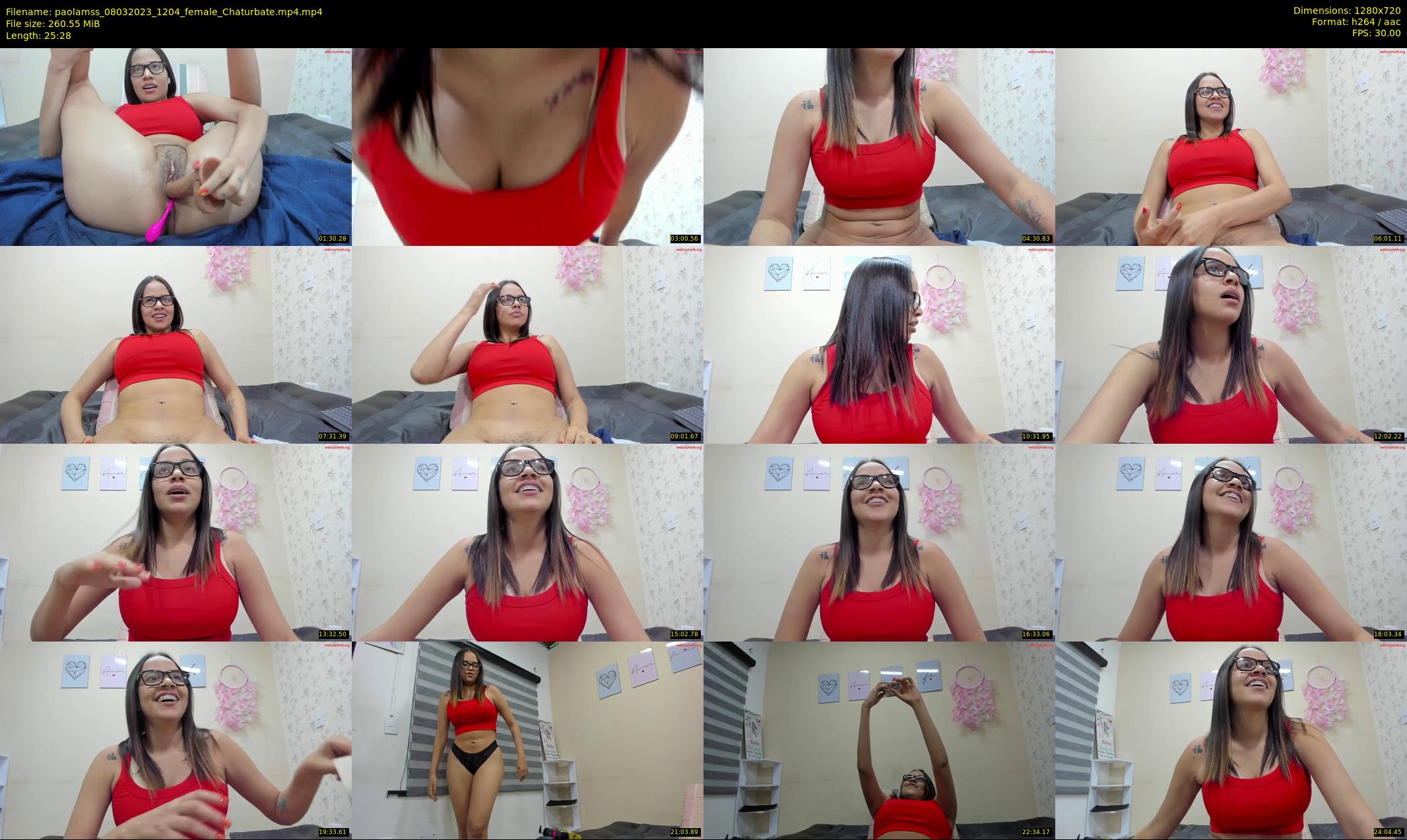 paolamss — 26 minute Chaturbate female cam show recording, 720p, Mar 8, 2023