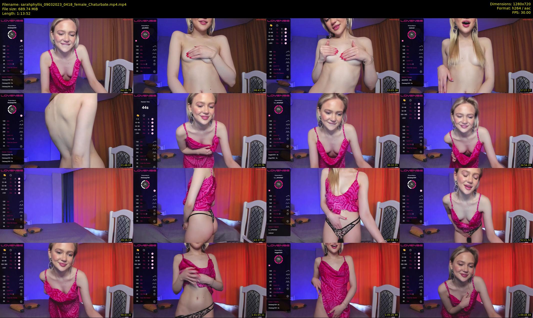 sarahphyllis — 74 minute Chaturbate female cam show recording, 720p, Mar 9, 2023