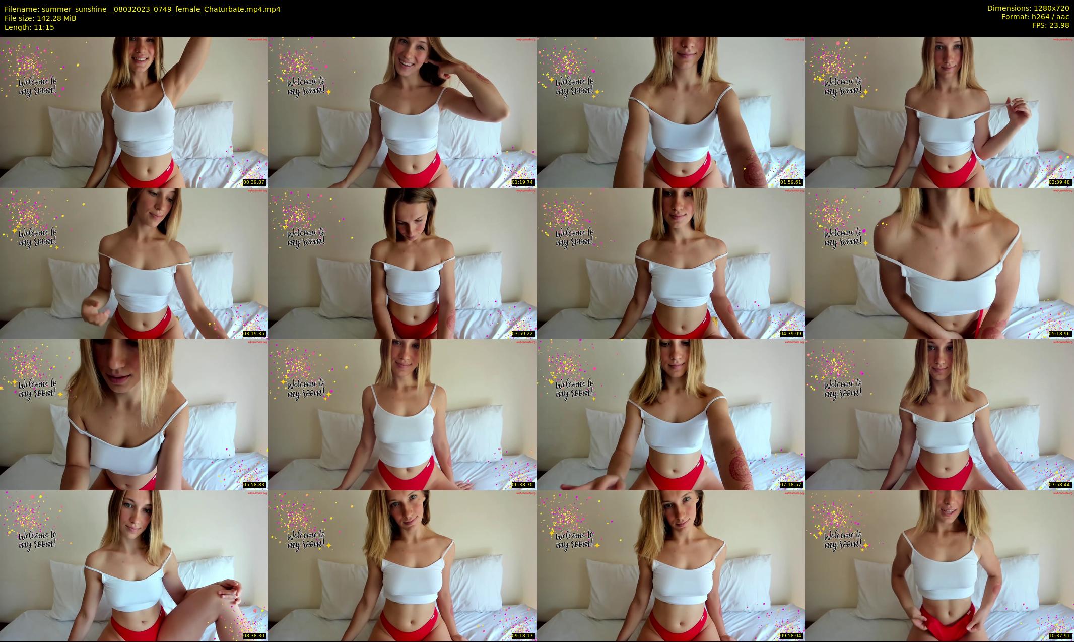 summer_sunshine_ — 12 minute Chaturbate female cam show recording, 720p, Mar 8, 2023