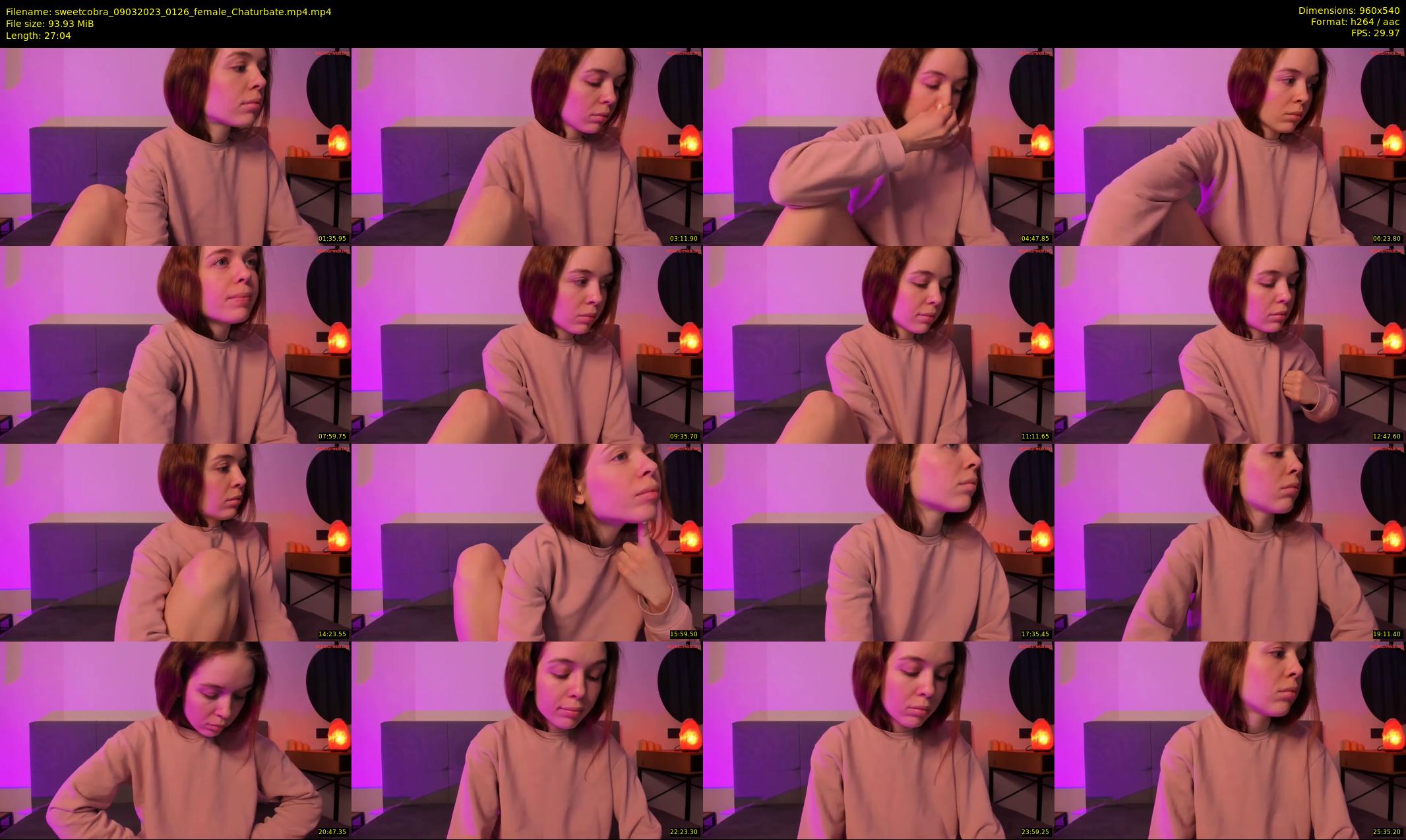 sweetcobra — 28 minute Chaturbate female cam show recording, 480p, Mar 9, 2023