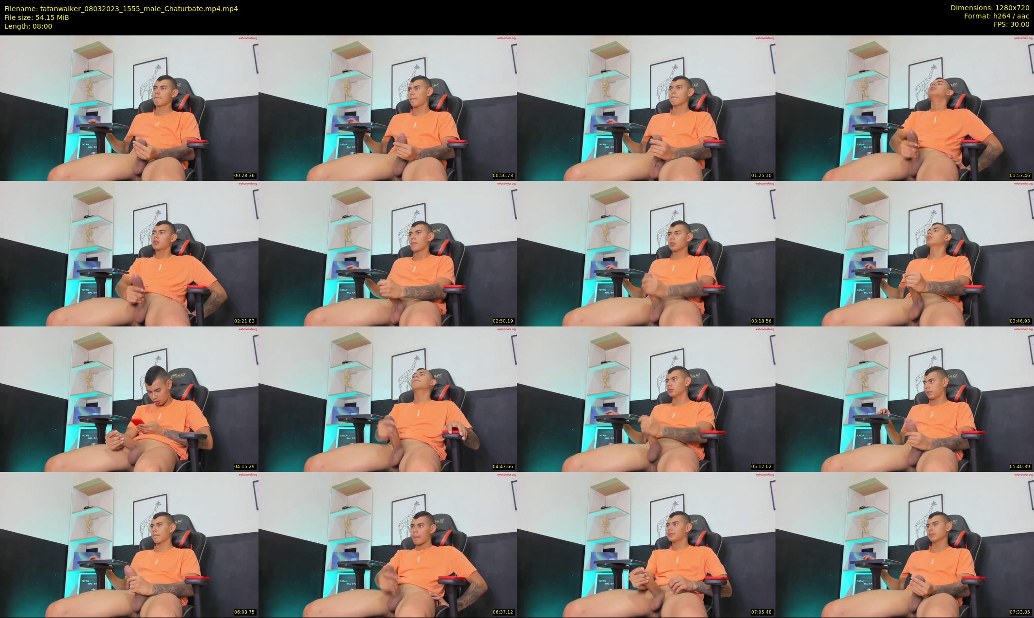 tatanwalker — 8 minute Chaturbate male cam show recording, 720p, Mar 8, 2023