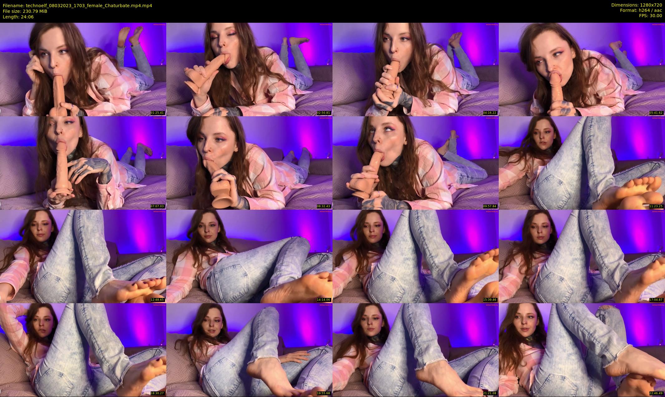 technoelf — 25 minute Chaturbate female cam show recording, 720p, Mar 8, 2023