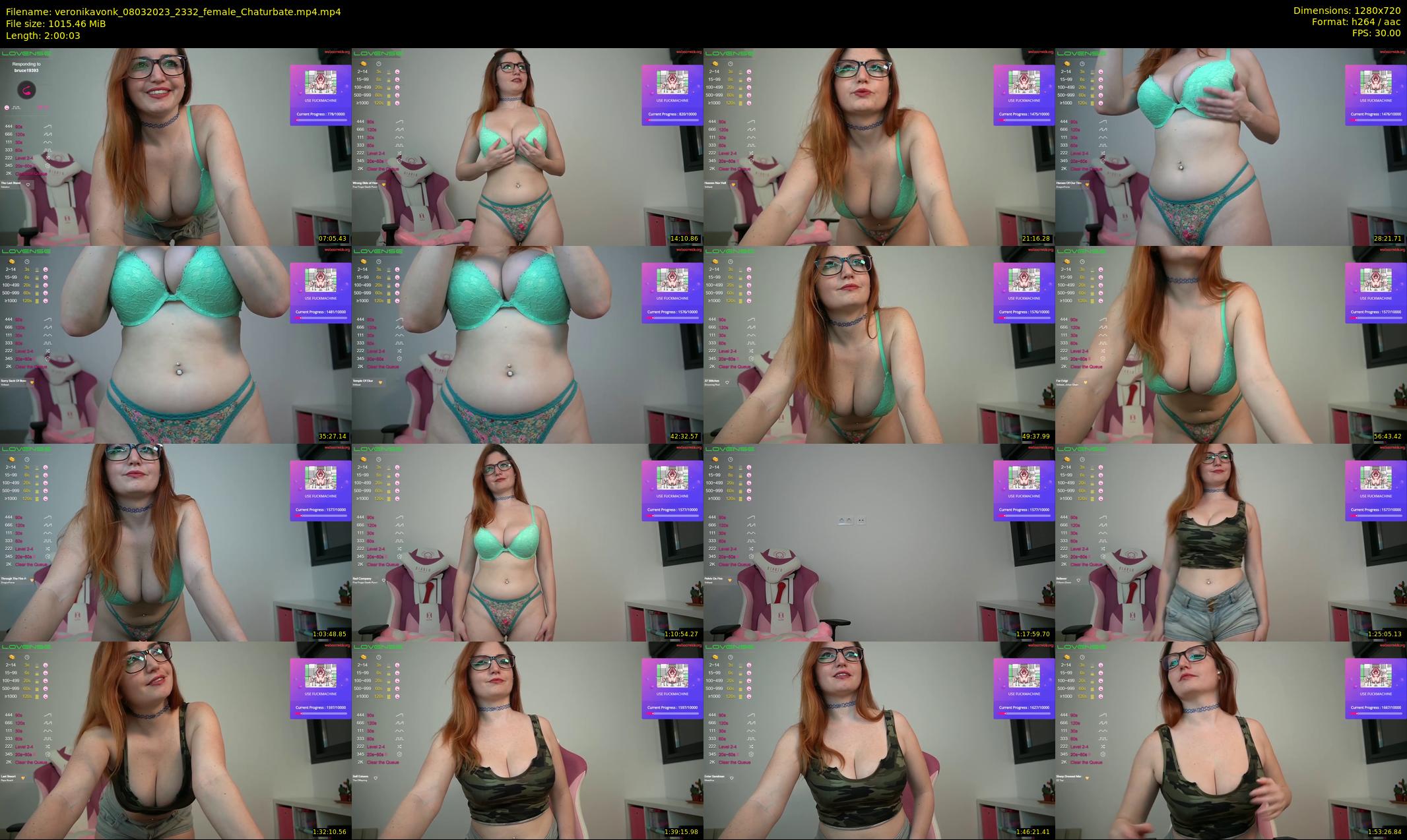 veronikavonk — 121 minute Chaturbate female cam show recording, 720p, Mar 8, 2023