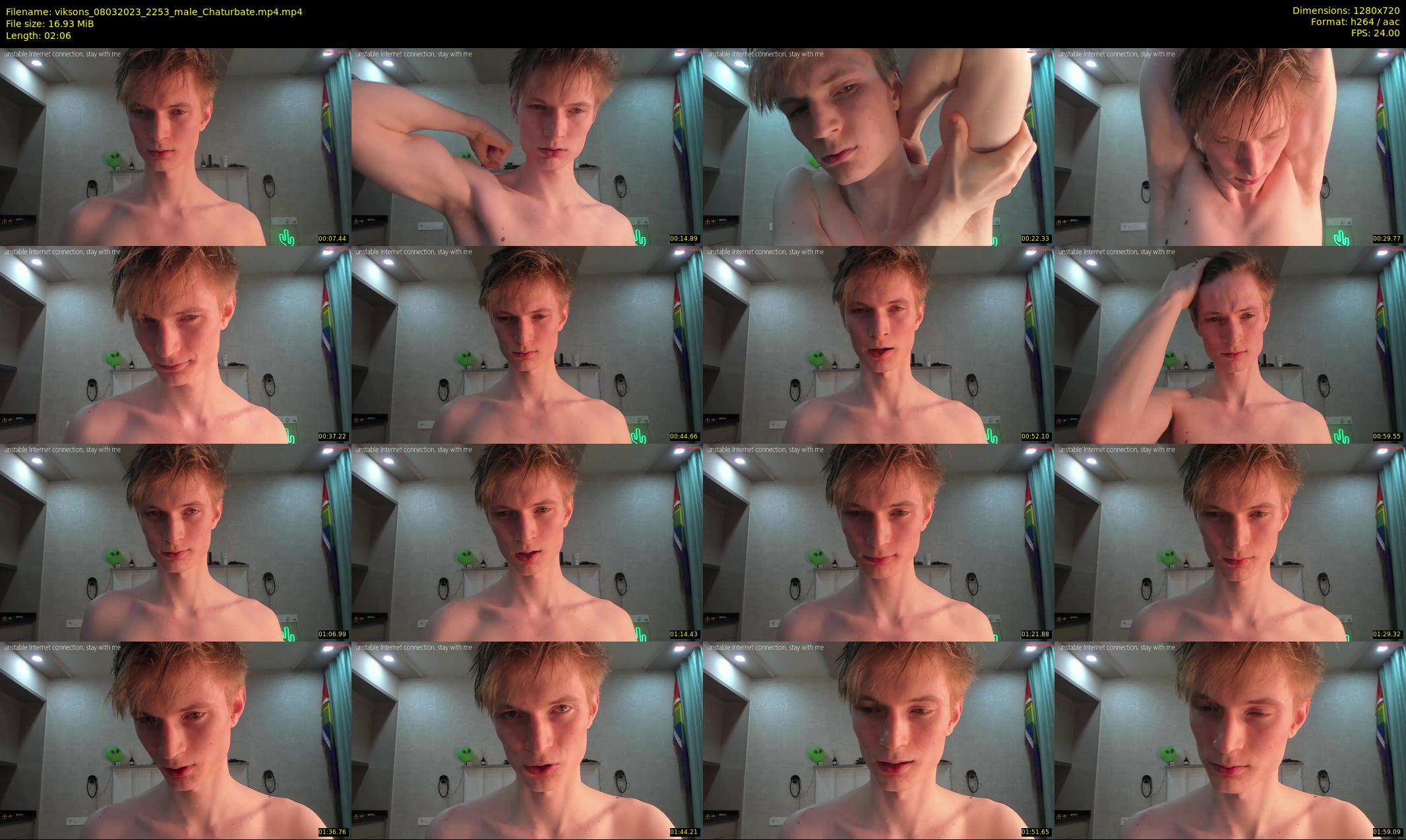 viksons — 3 minute Chaturbate male cam show recording, 720p, Mar 8, 2023