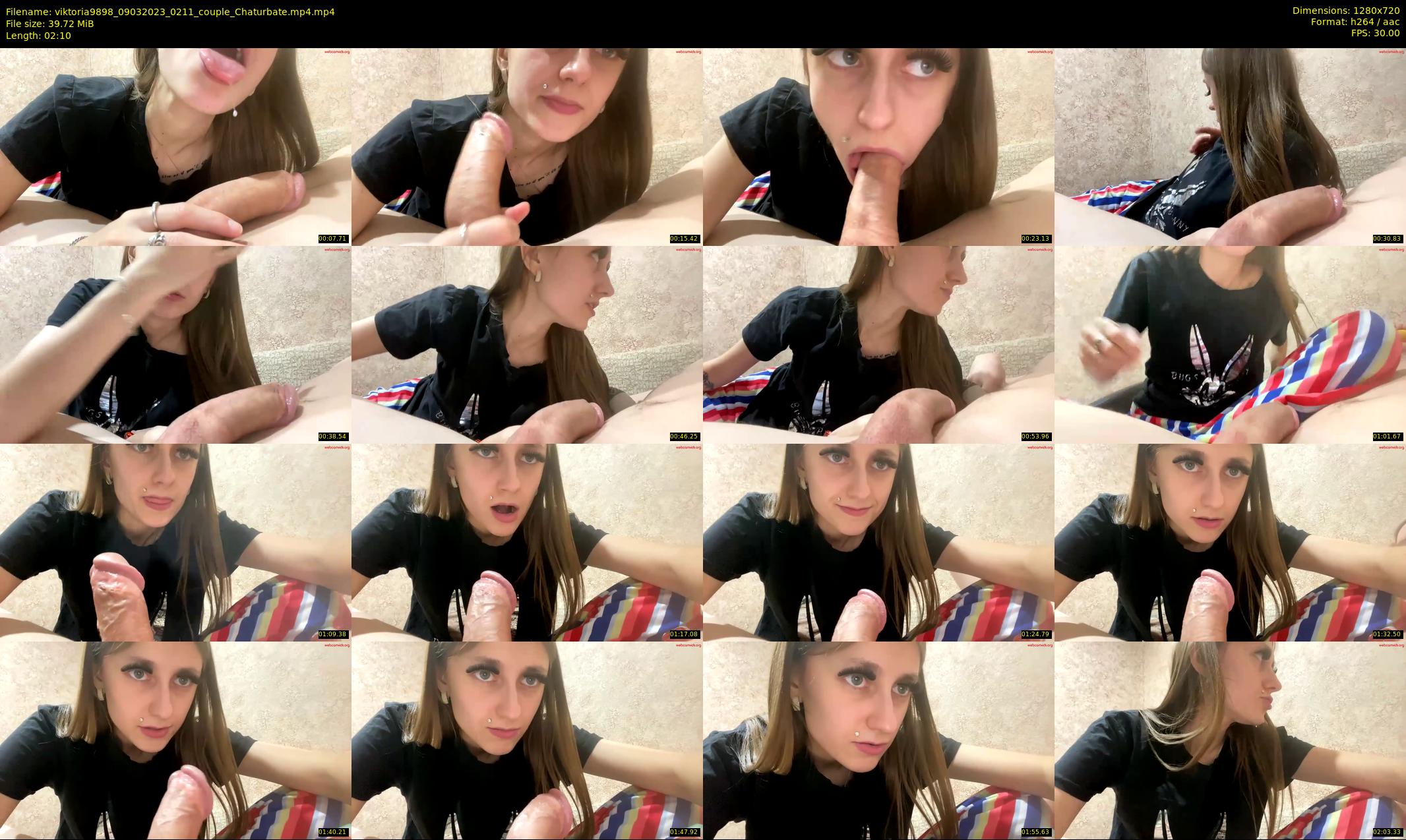 viktoria9898 — 3 minute Chaturbate couple cam show recording, 720p, Mar 9, 2023