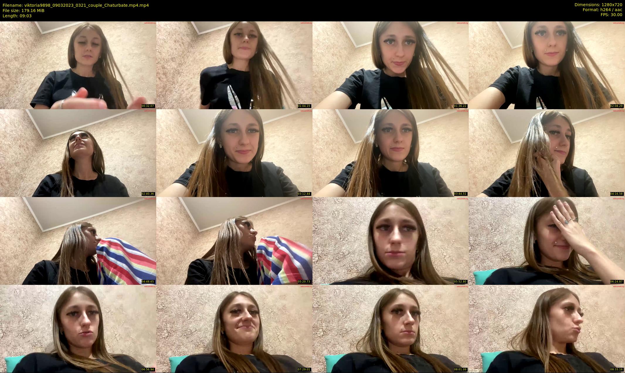 viktoria9898 — 10 minute Chaturbate couple cam show recording, 720p, Mar 9, 2023
