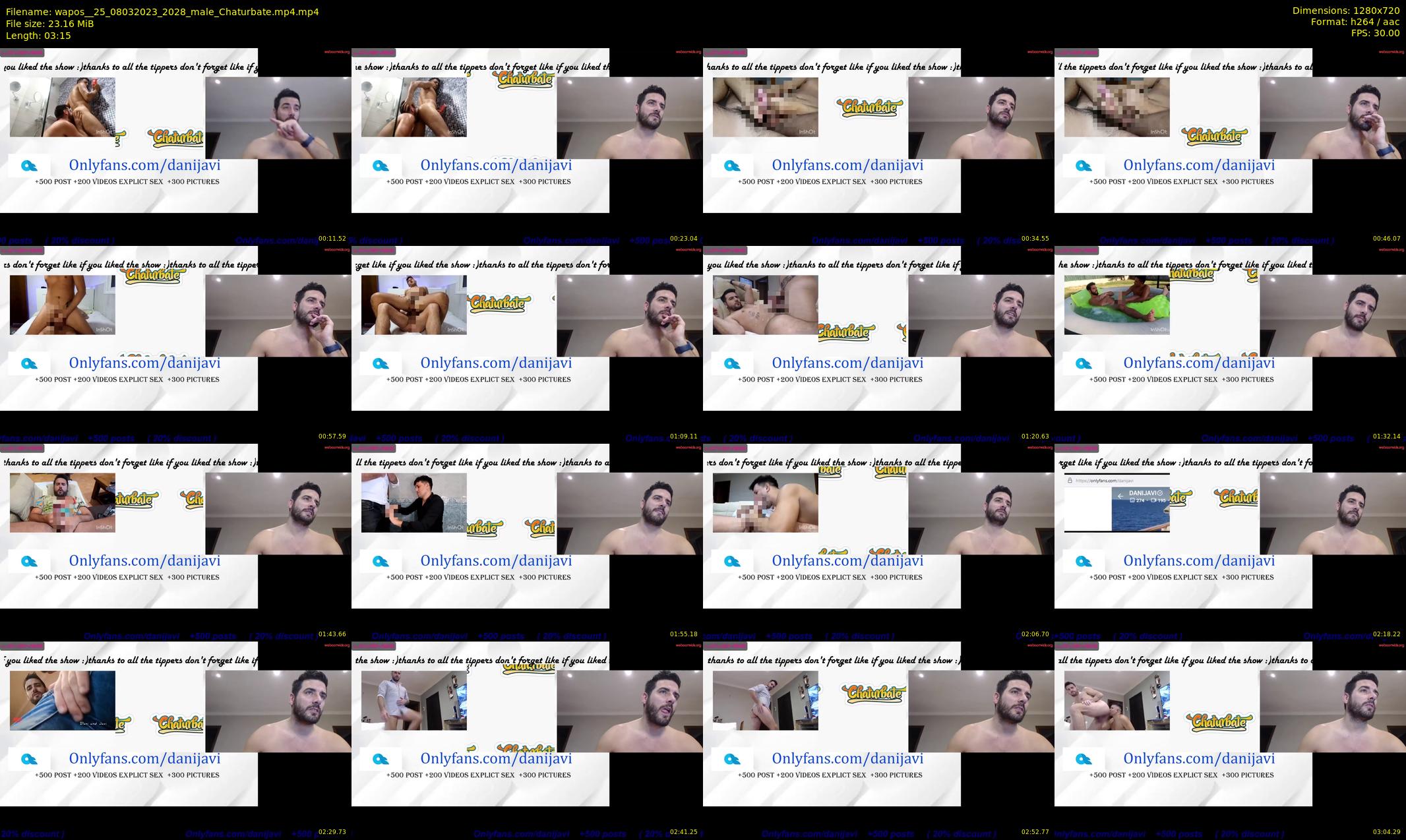 wapos__25 — 4 minute Chaturbate male cam show recording, 720p, Mar 8, 2023