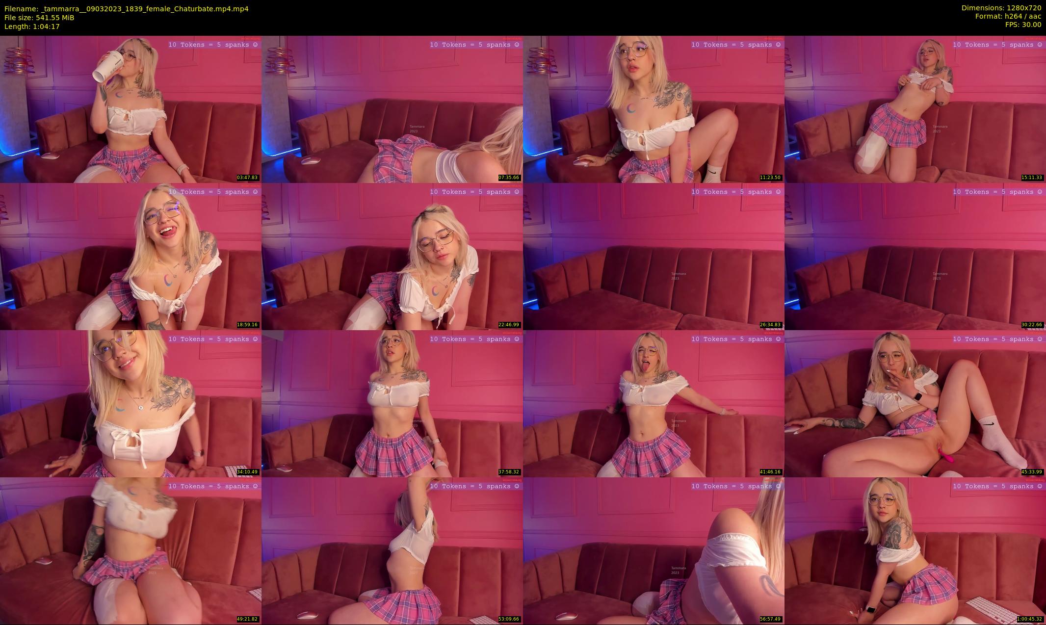 _tammarra_ — 65 minute Chaturbate female cam show recording, 720p, Mar 9, 2023