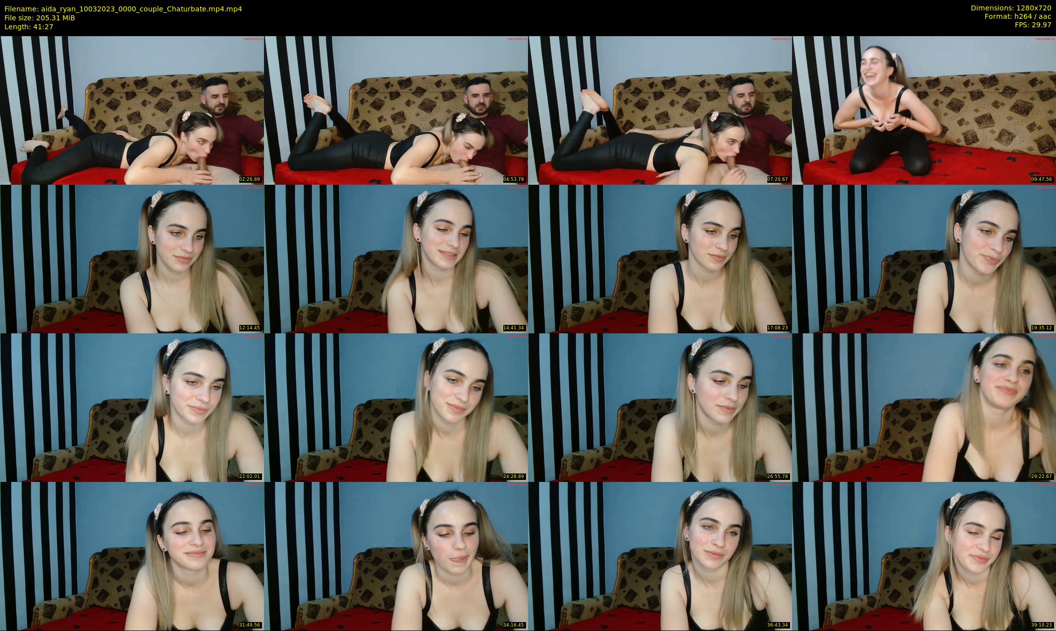 aida_ryan — 42 minute Chaturbate couple cam show recording, 720p, Mar 10, 2023