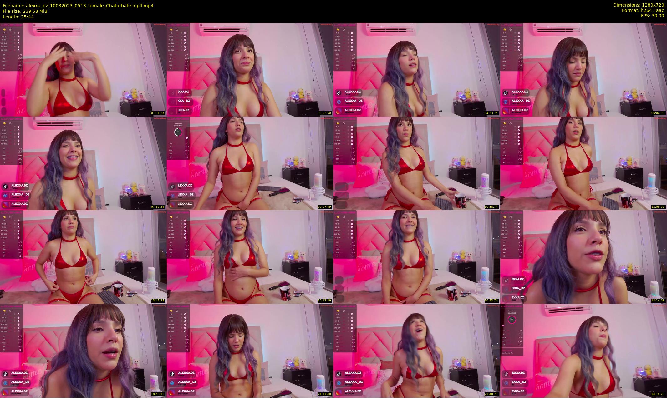 alexxa_dz — 26 minute Chaturbate female cam show recording, 720p, Mar 10, 2023