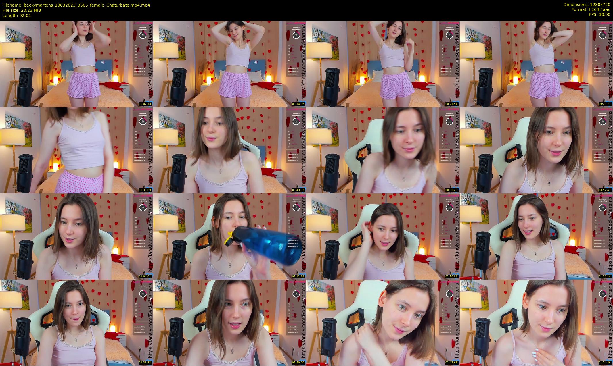 beckymartens — 3 minute Chaturbate female cam show recording, 720p, Mar 10, 2023