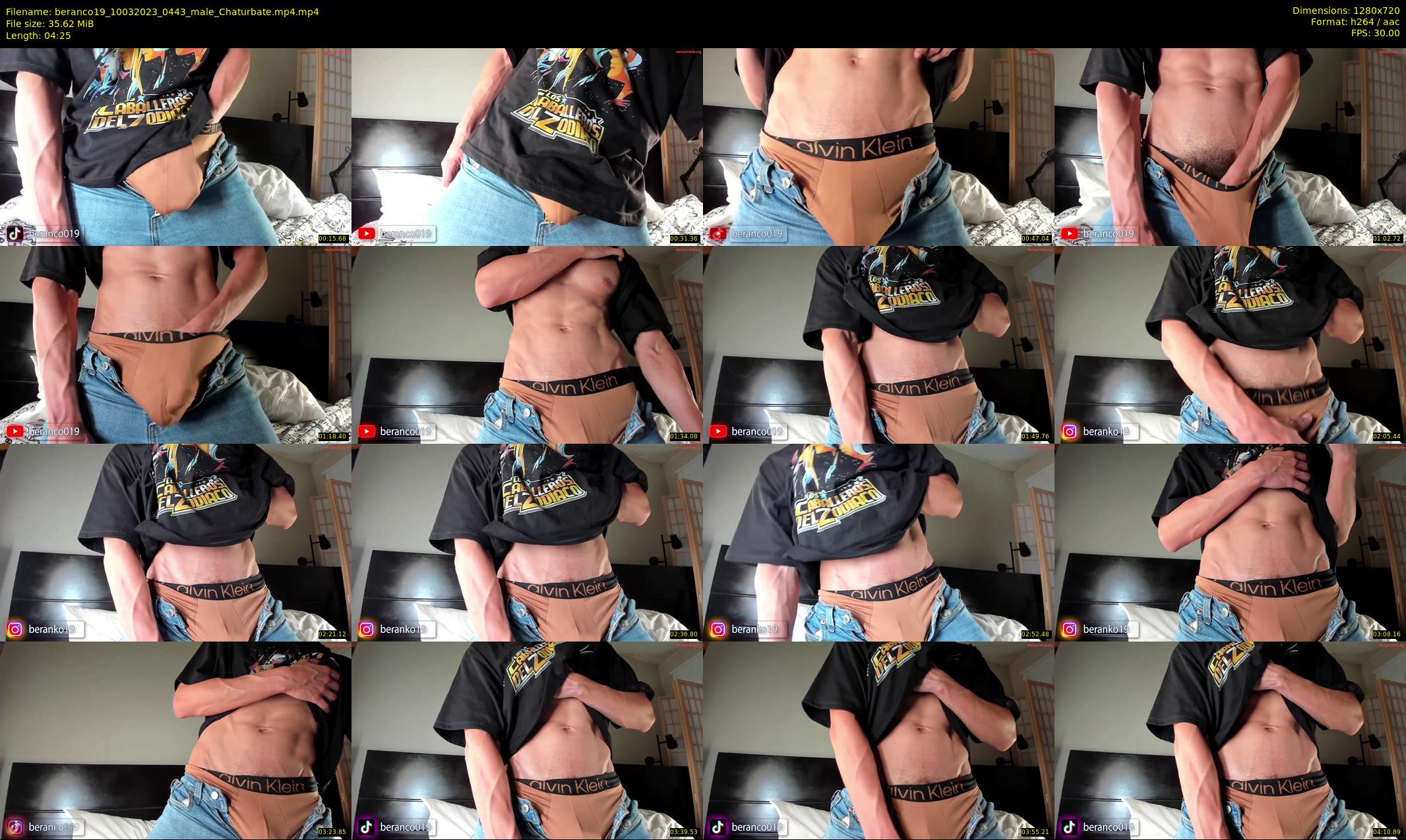 beranco19 — 5 minute Chaturbate male cam show recording, 720p, Mar 10, 2023