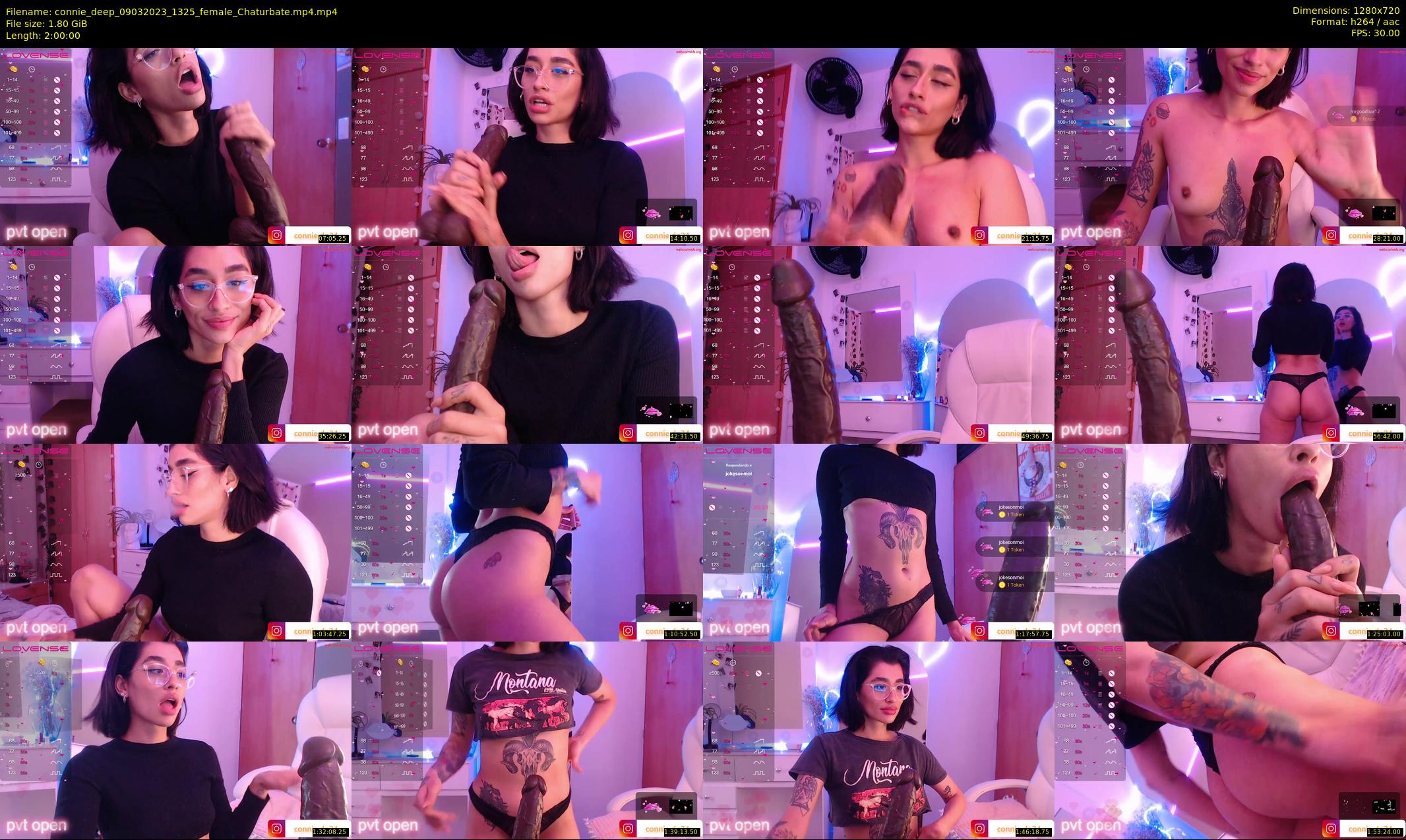 connie_deep — 120 minute Chaturbate female cam show recording, 720p, Mar 9, 2023