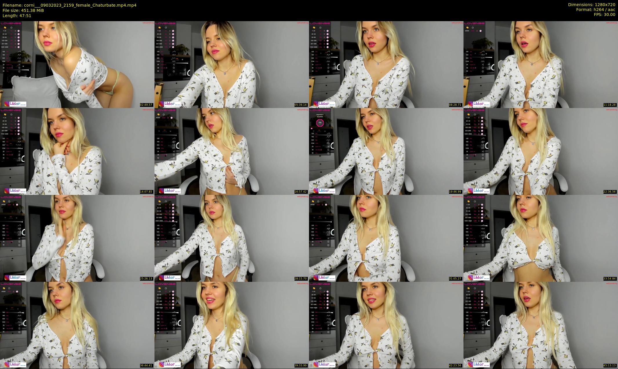corni__ — 48 minute Chaturbate female cam show recording, 720p, Mar 9, 2023