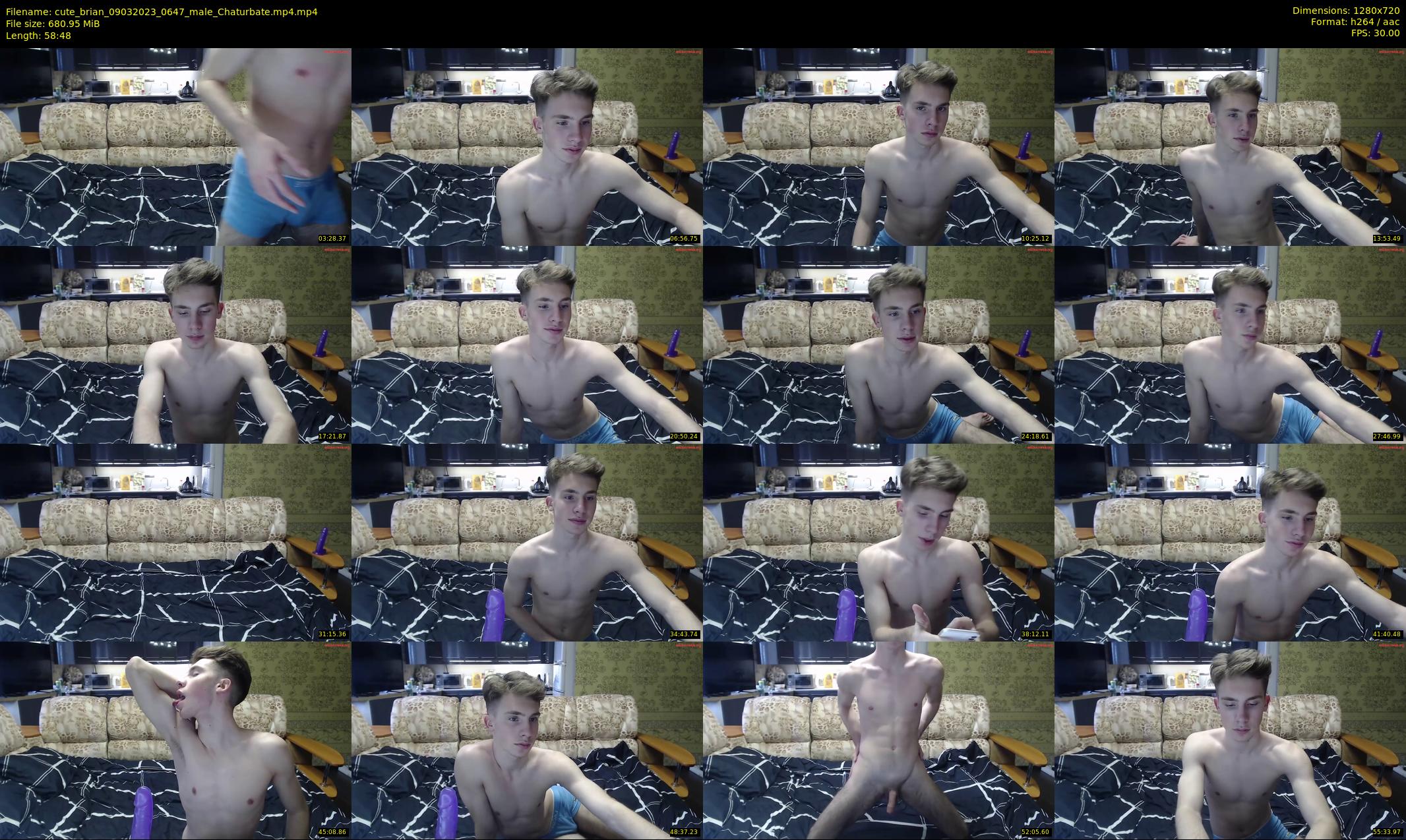 cute_brian — 59 minute Chaturbate male cam show recording, 720p, Mar 9, 2023