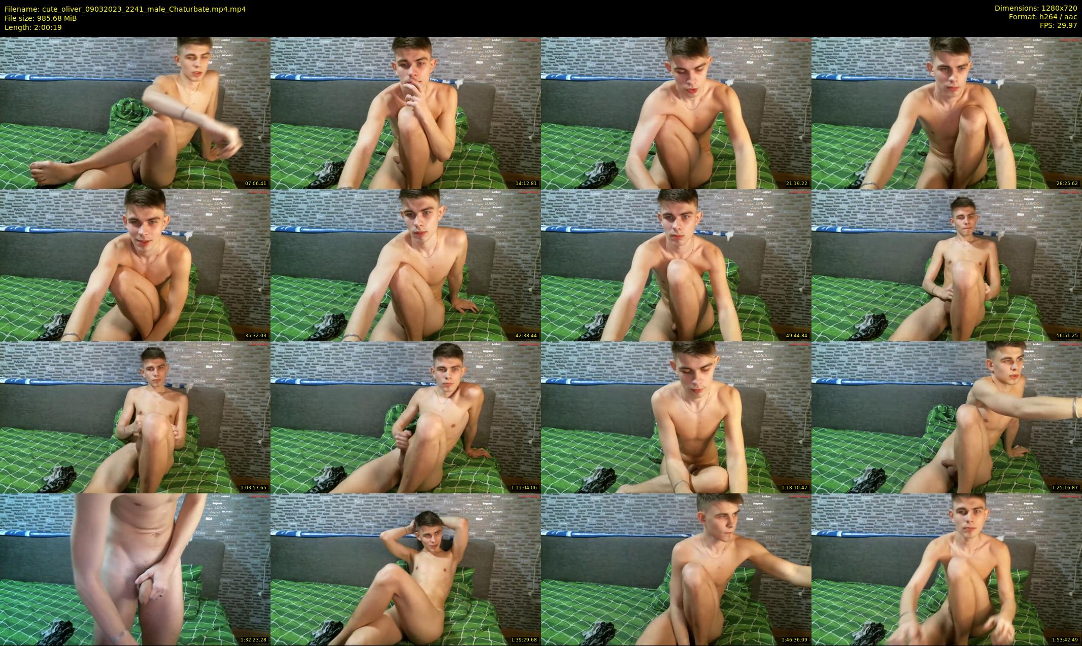 cute_oliver — 121 minute Chaturbate male cam show recording, 720p, Mar 9, 2023