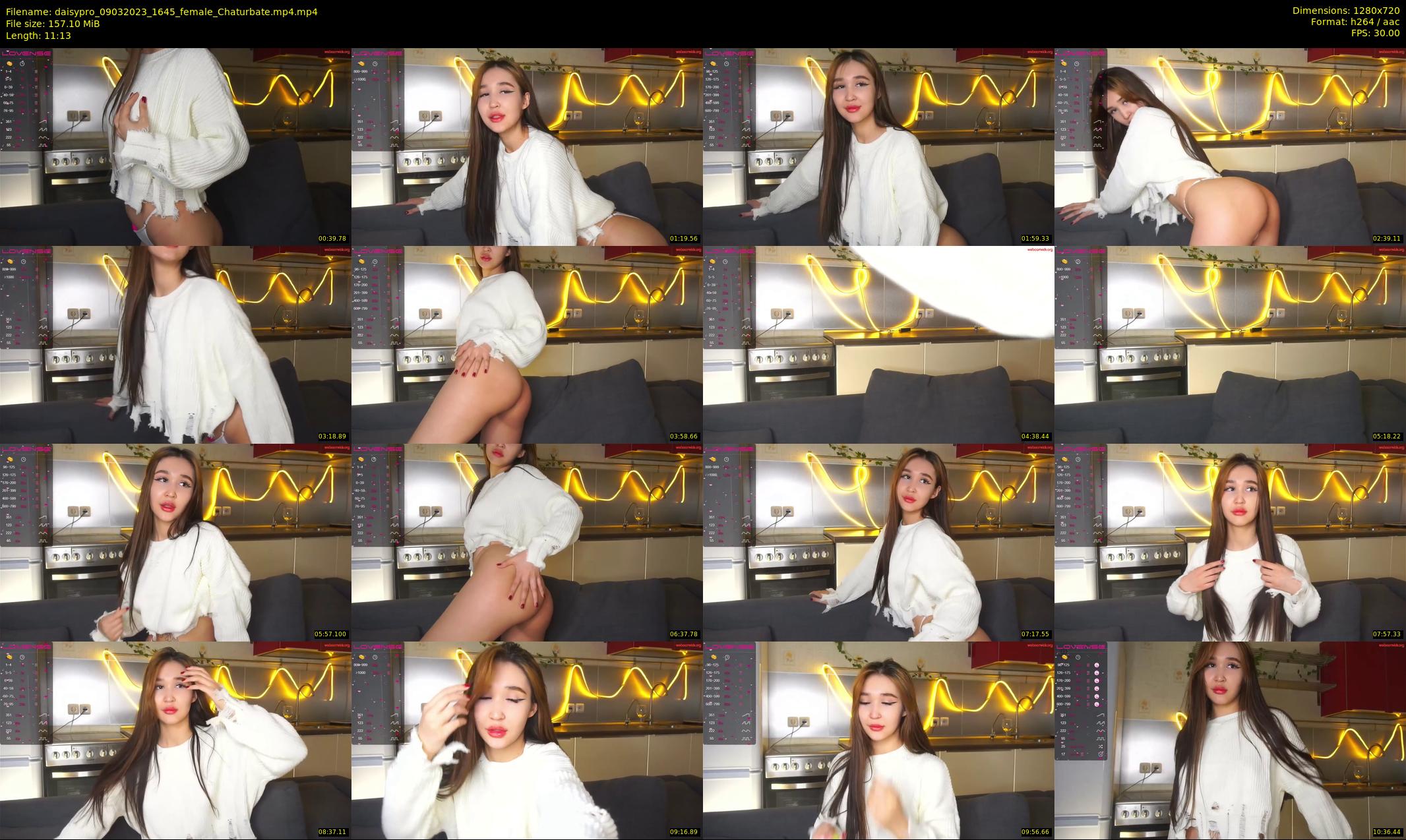 daisypro — 12 minute Chaturbate couple cam show recording, 720p, Mar 9, 2023