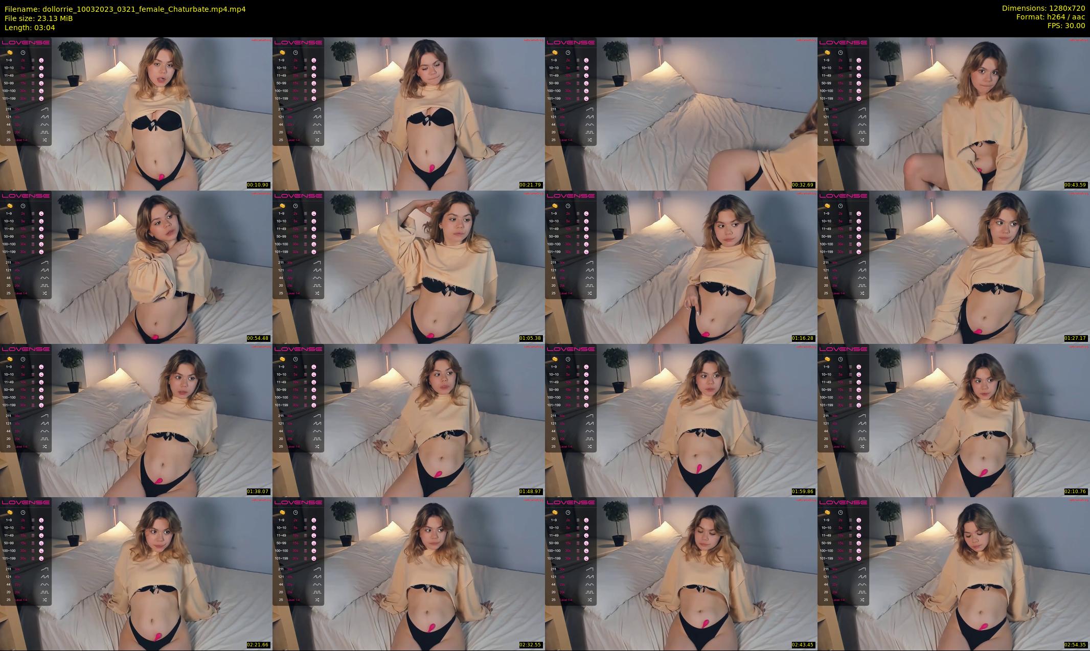dollorrie — 4 minute Chaturbate couple cam show recording, 720p, Mar 10, 2023