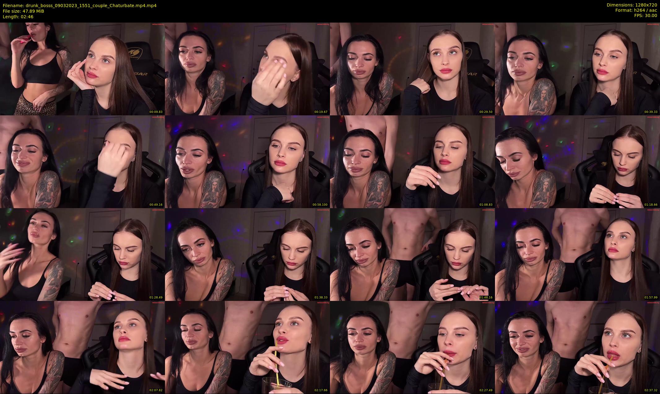 drunk_bosss — 3 minute Chaturbate couple cam show recording, 720p, Mar 9, 2023