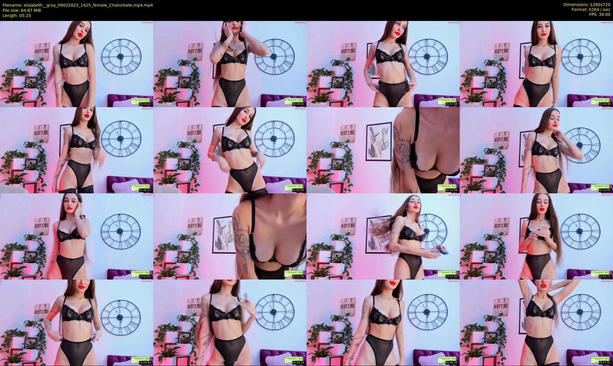 elizabeth__gray — 6 minute Chaturbate female cam show recording, 720p, Mar 9, 2023