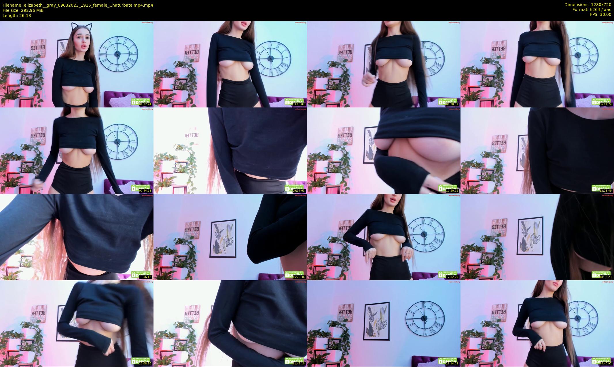 elizabeth__gray — 27 minute Chaturbate female cam show recording, 720p, Mar 9, 2023