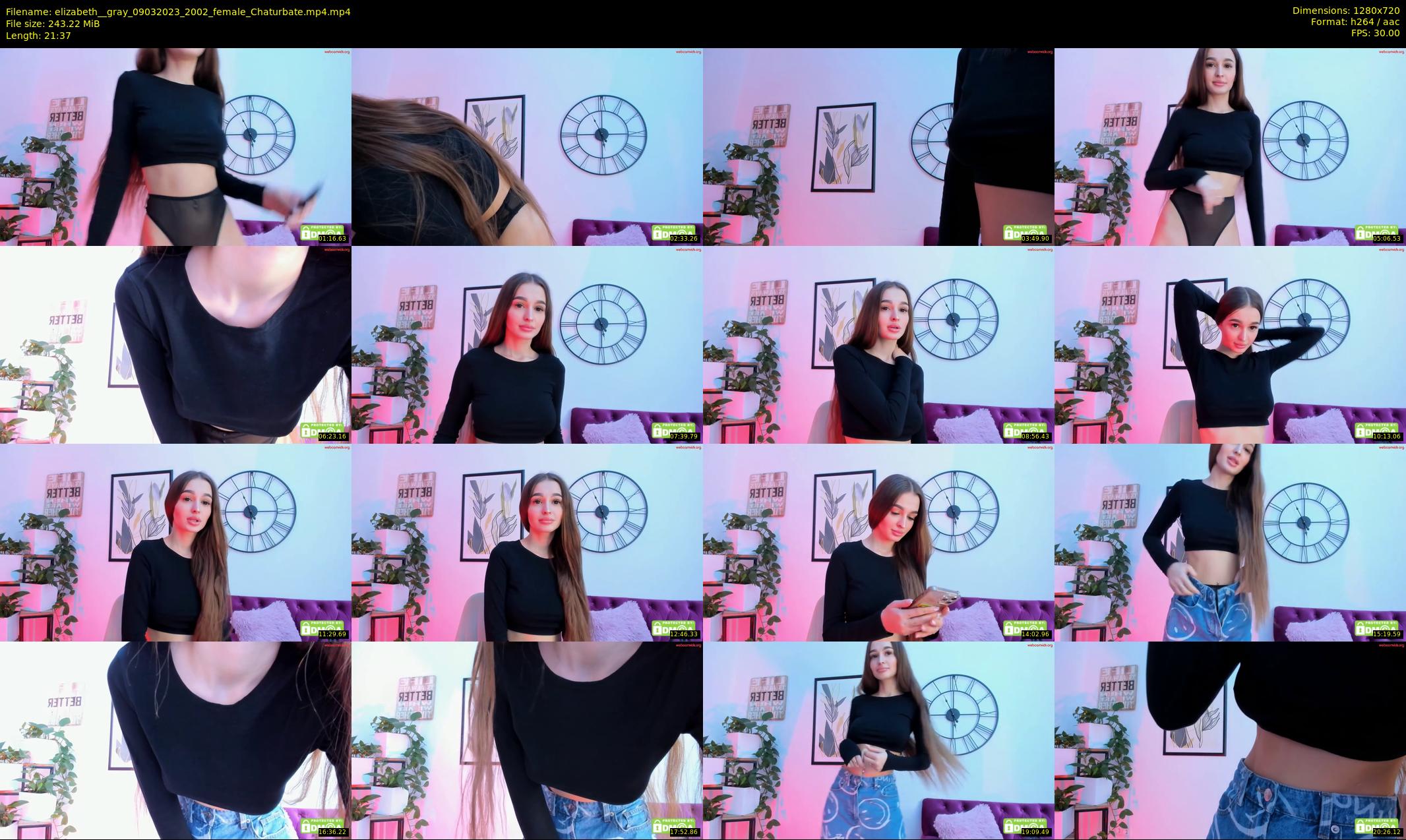 elizabeth__gray — 22 minute Chaturbate female cam show recording, 720p, Mar 9, 2023