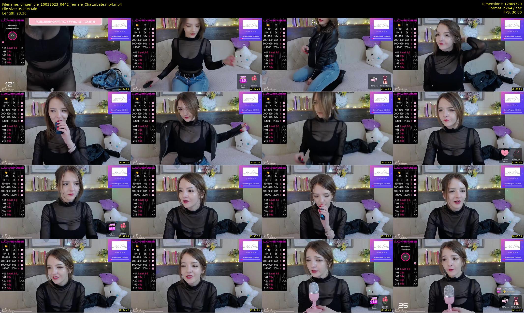 ginger_pie — 24 minute Chaturbate female cam show recording, 720p, Mar 10, 2023