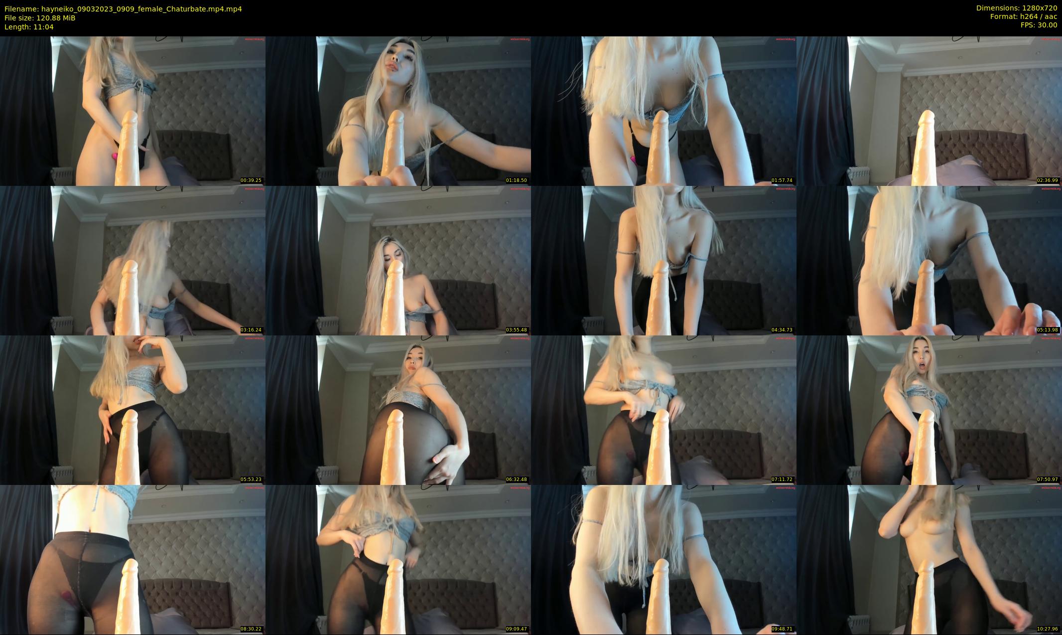 hayneiko — 12 minute Chaturbate female cam show recording, 720p, Mar 9, 2023