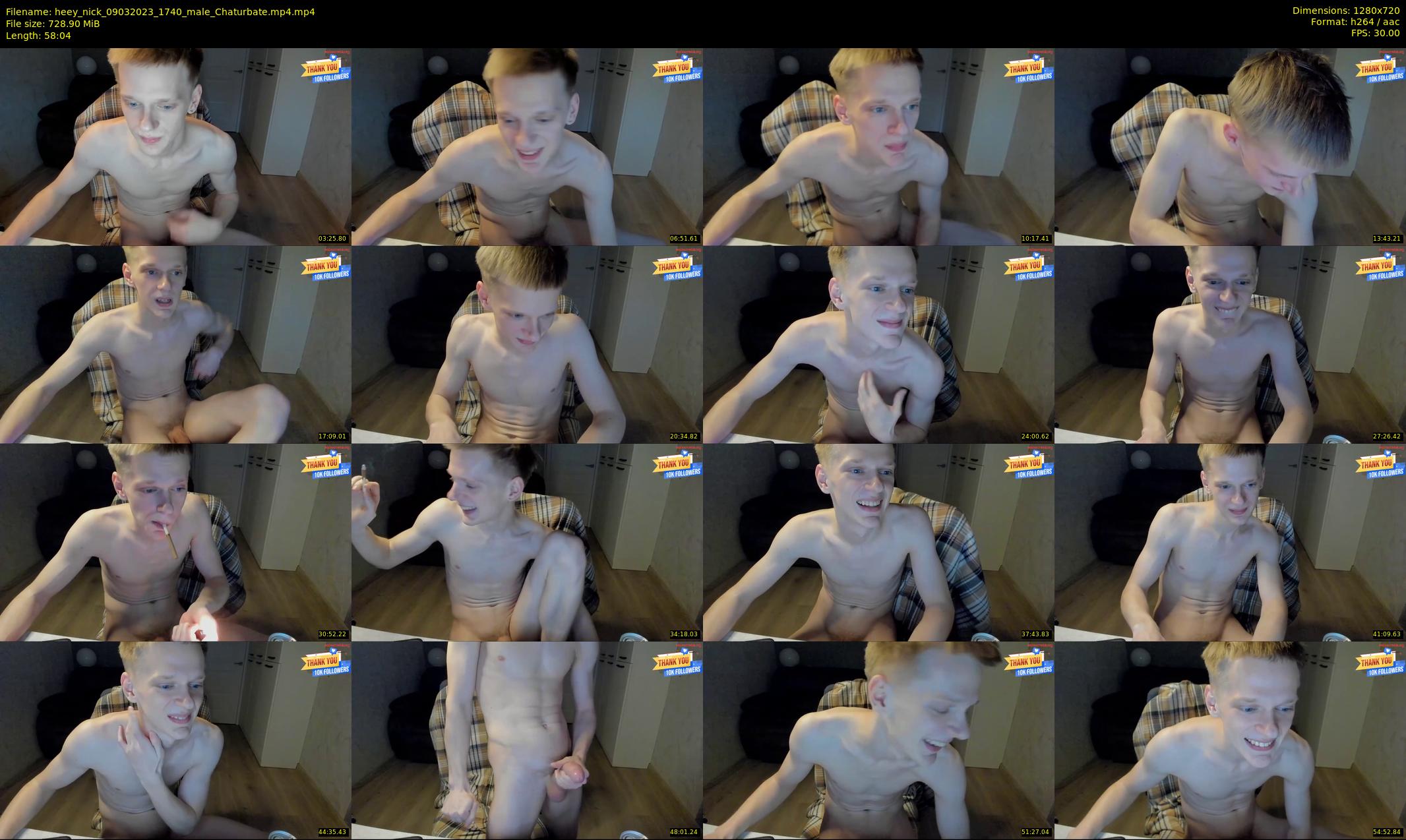 heey_nick — 59 minute Chaturbate male cam show recording, 720p, Mar 9, 2023